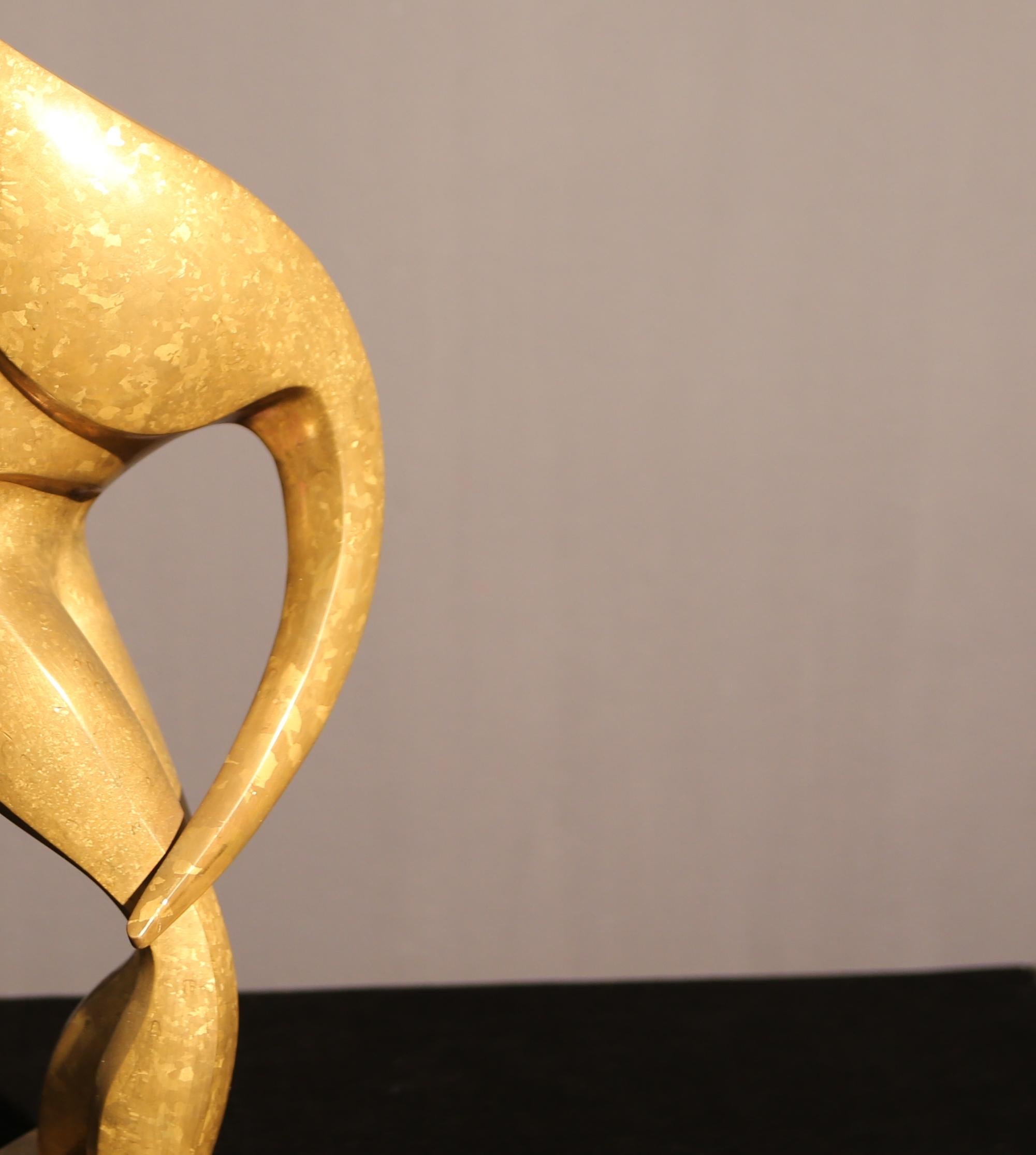 Italian Maxime delo Brass sculpture
