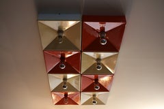 Set of 8 Fiberglass Lamps by Sergio Asti for Candle 1970
