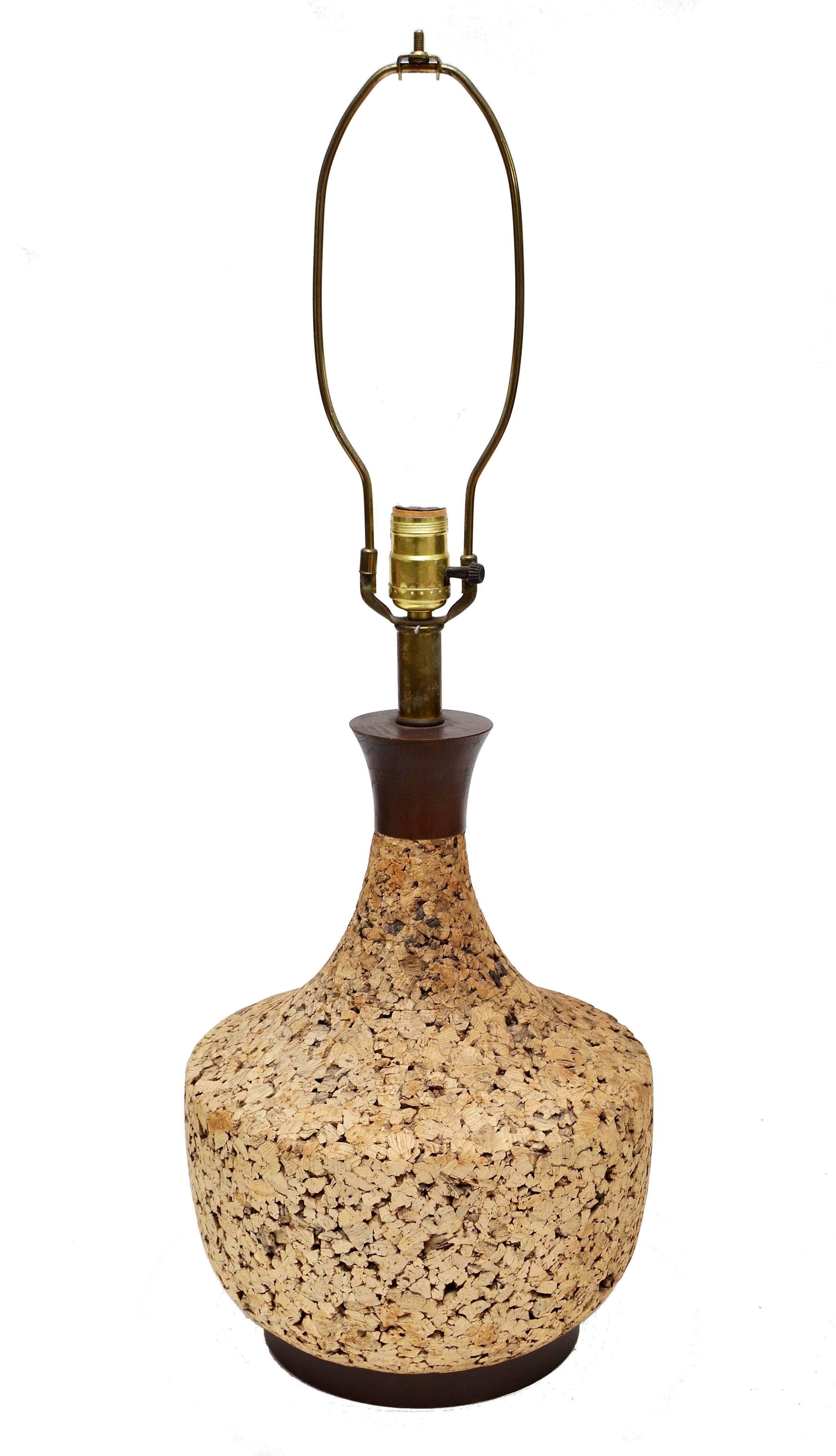 cork lamp