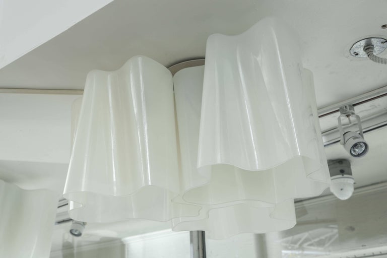 Logico Triple Nested Semi Flush Mount By Artemide Pair For At Modern Logico Triple Nested Semi Flush Mount By Artemide Pair For