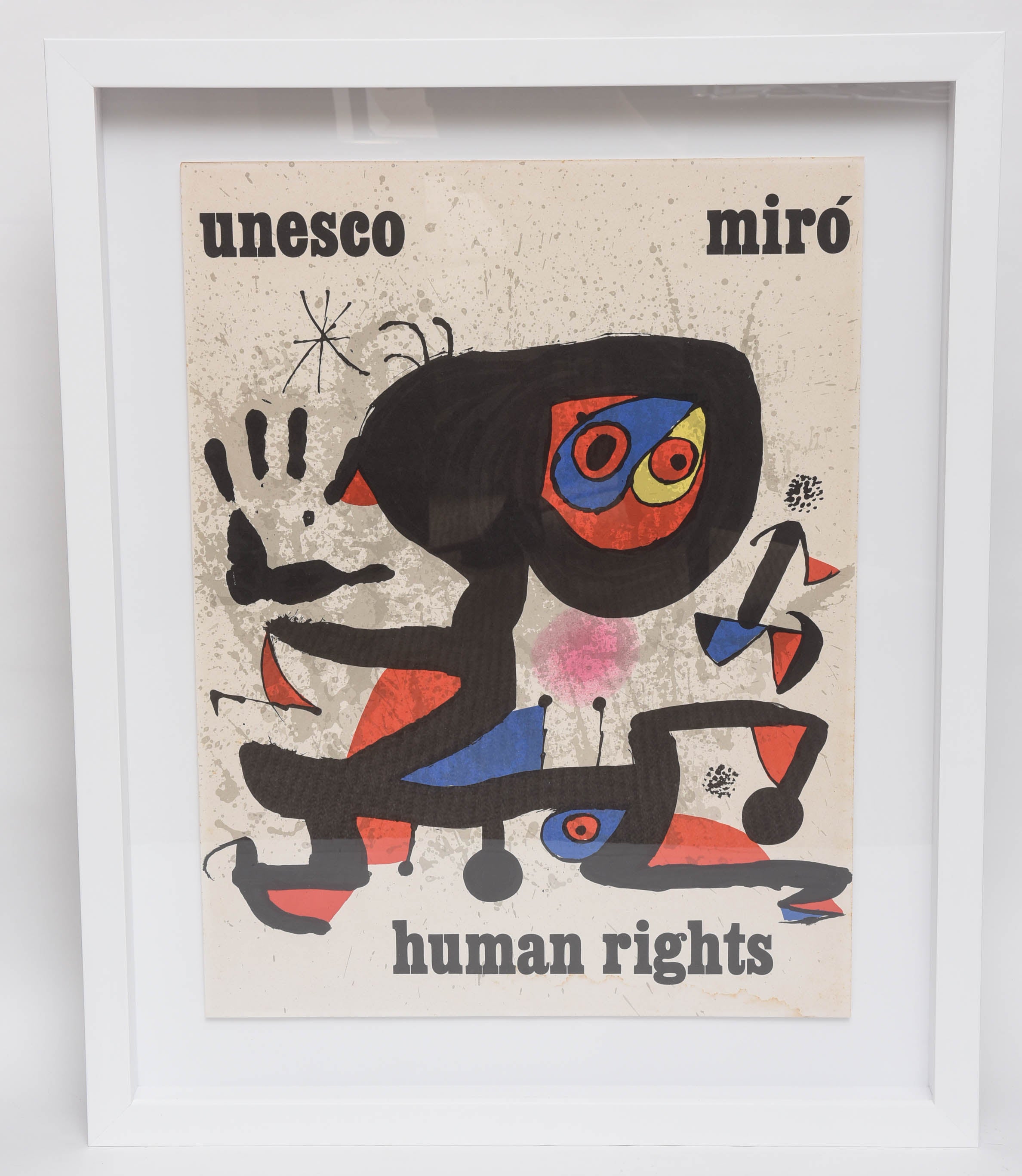 Exhibition Poster for Joan Miro at UNESCO