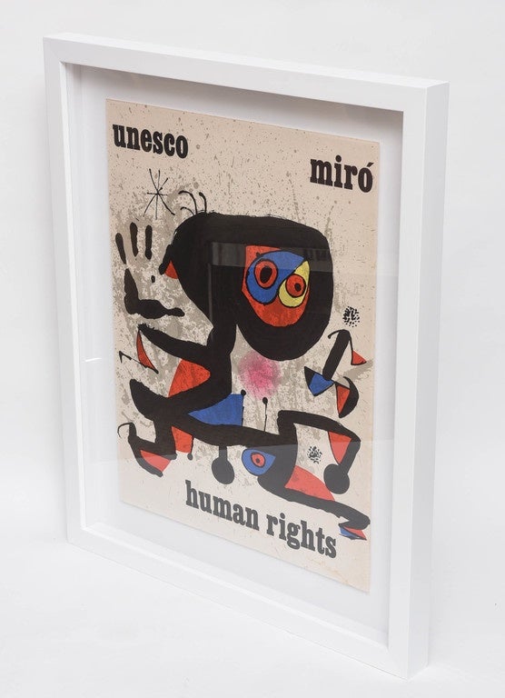 Exhibition Poster for Joan Miro at UNESCO 1