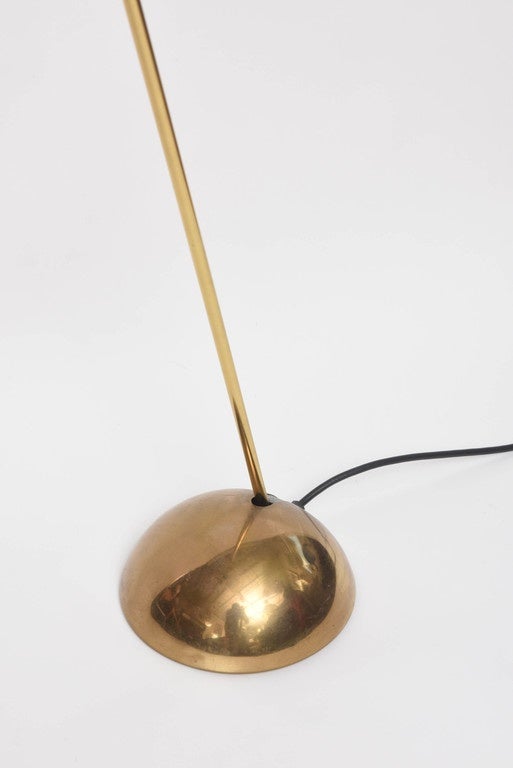 American Small Brass Floor Lamp