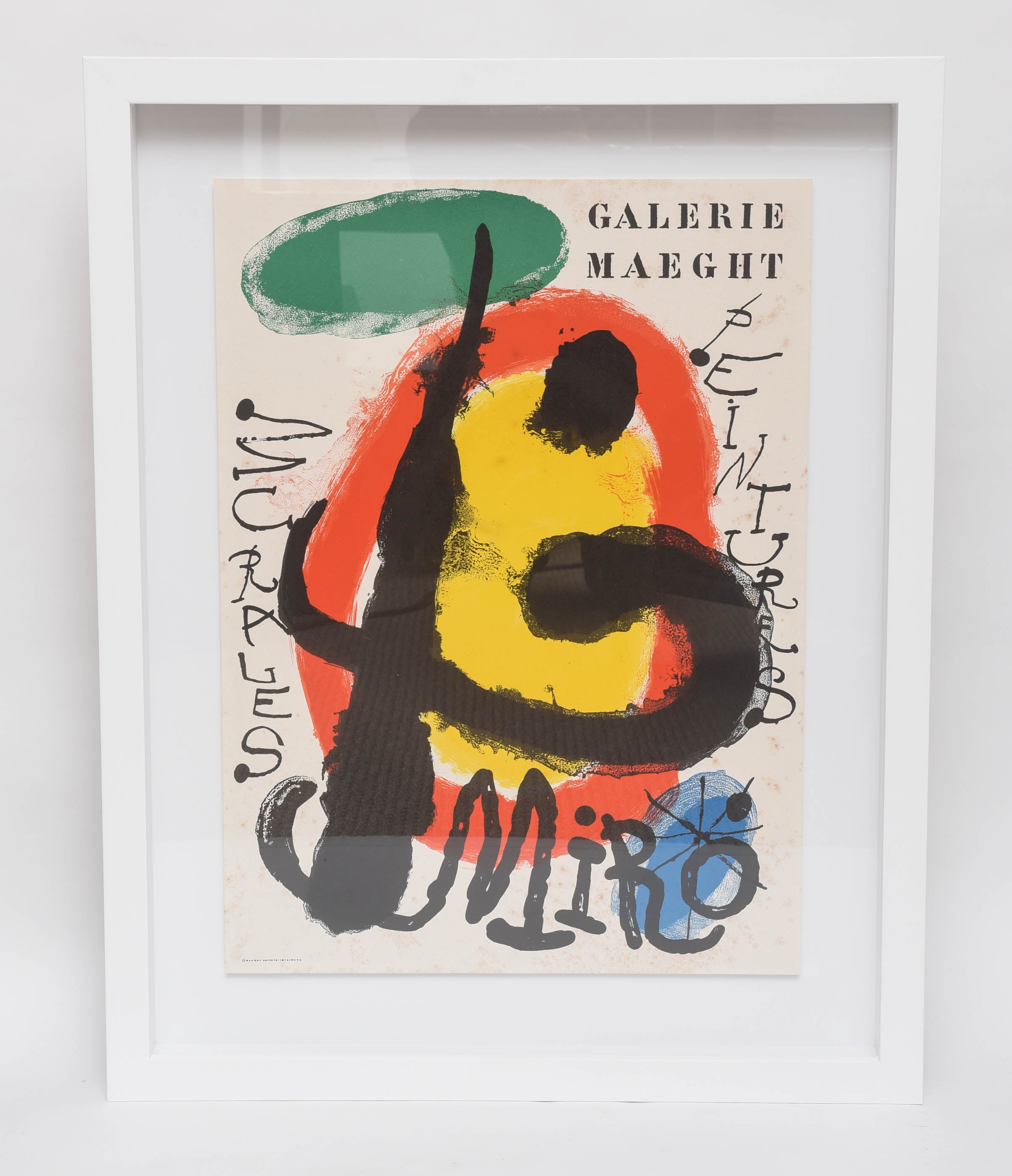 Vintage Exhibition Poster from Galerie Maeght for Joan Miro