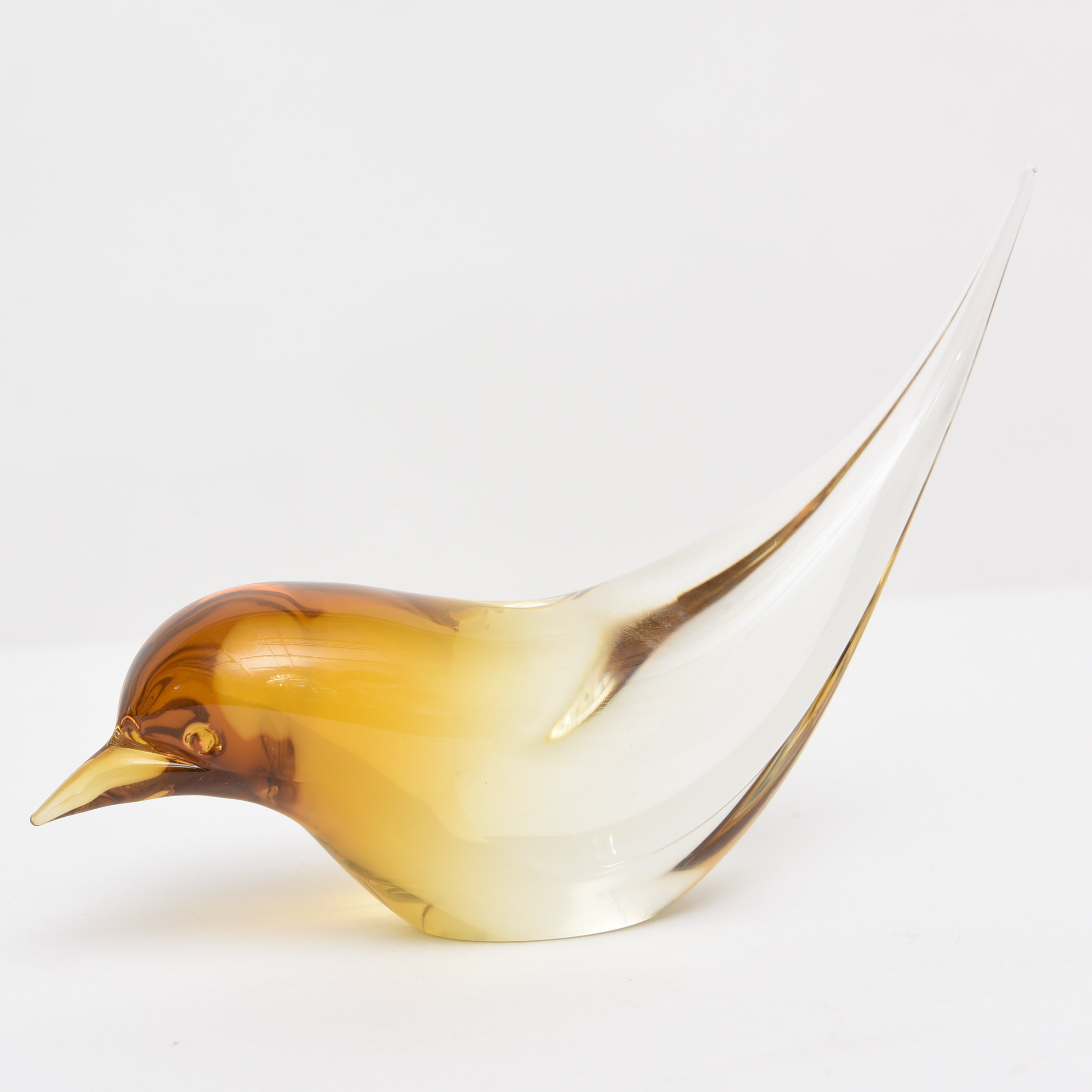 Elio Raffaeli Murano Glass Bird