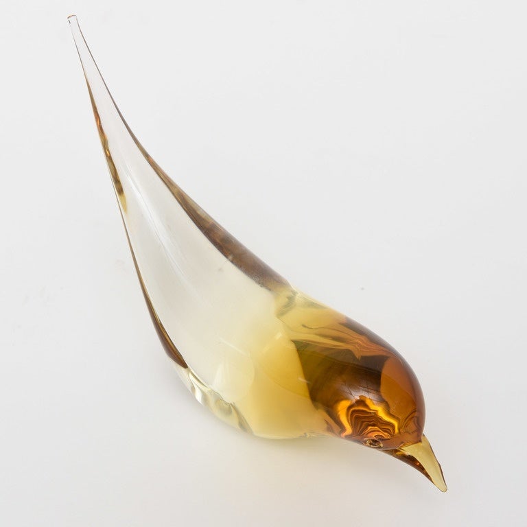 Elio Raffaeli Murano Glass Bird 3