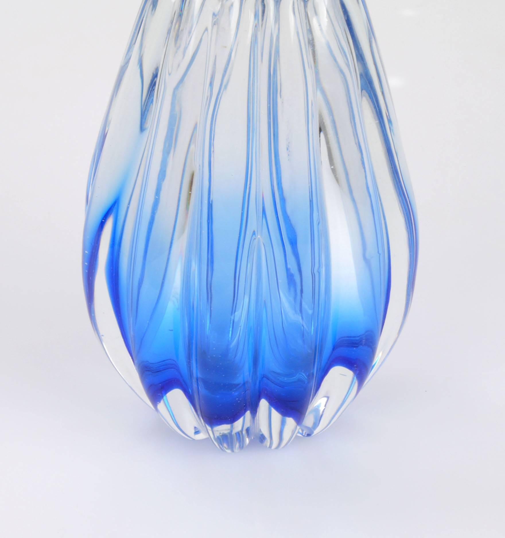 20th Century Original Barovier & Toso Handblown Murano Glass Vase