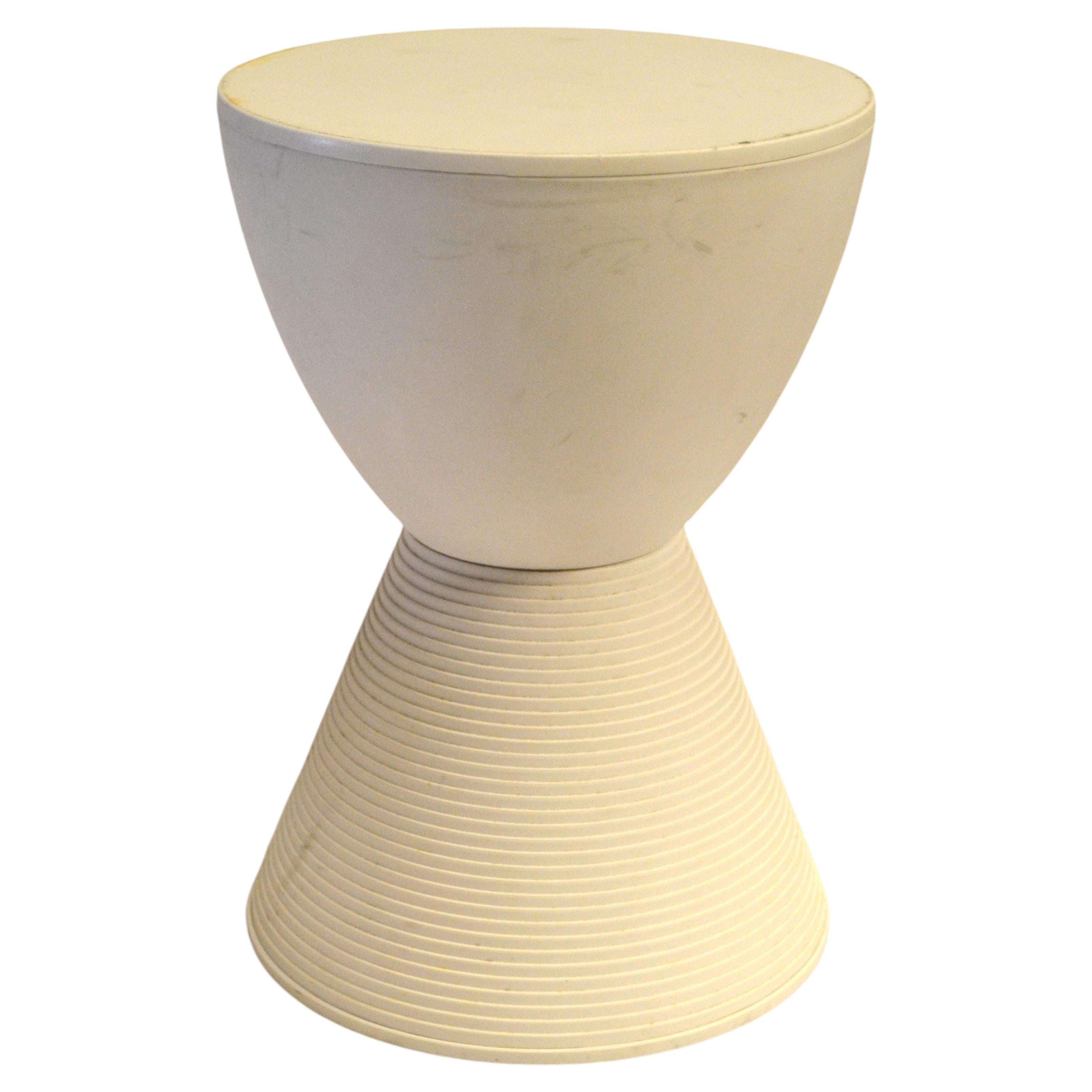 Pre-owned Philippe Starck Vintage  Prince Aha Stool Kartell Cream Beige Mid-century Modern In White