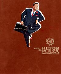 Italian Hand-Painted Tile Panel from the Lobby of the Hilton Plaza, Miami Beach