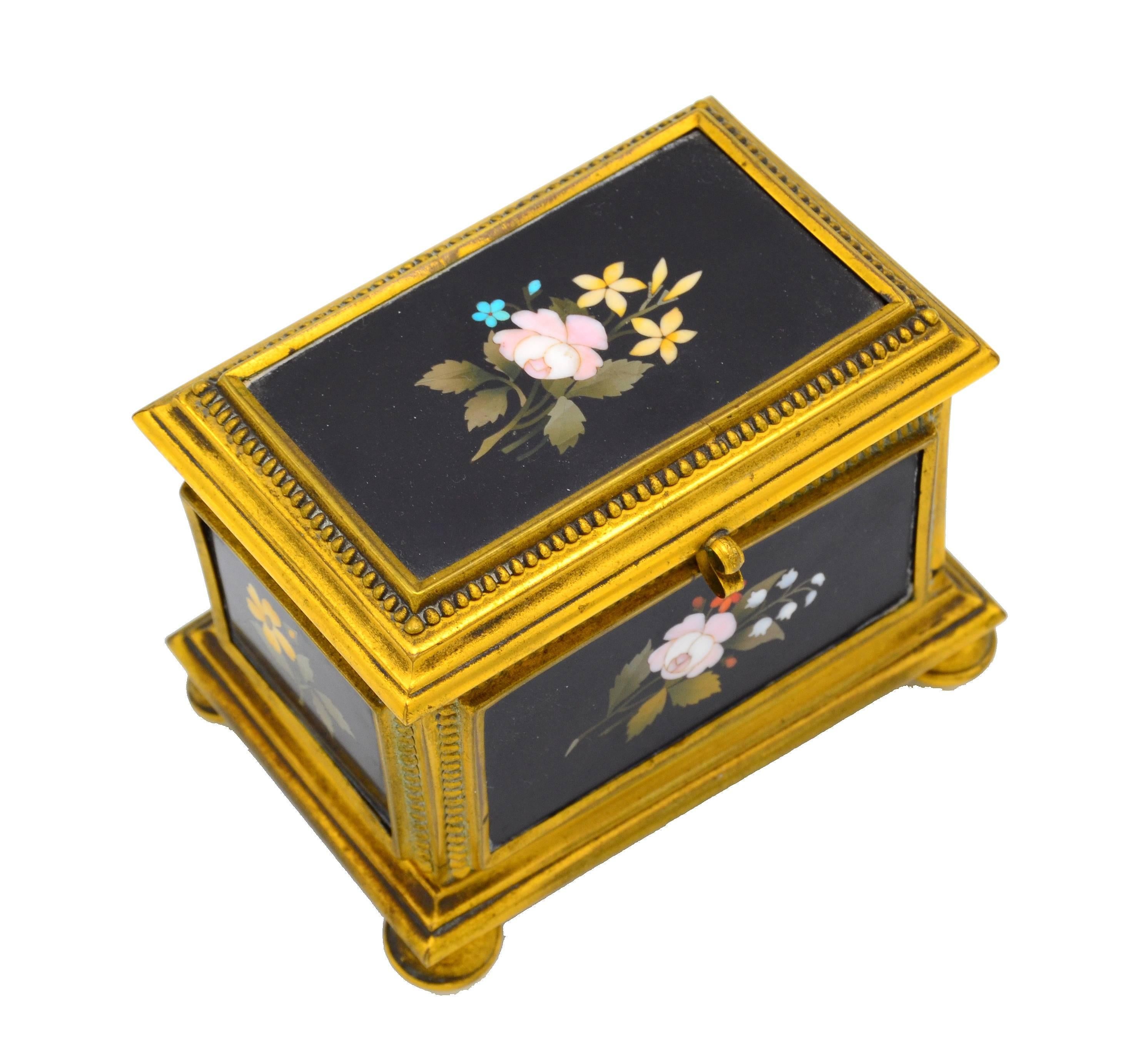 Italian Ormolu-Mounted Jewelry Casket