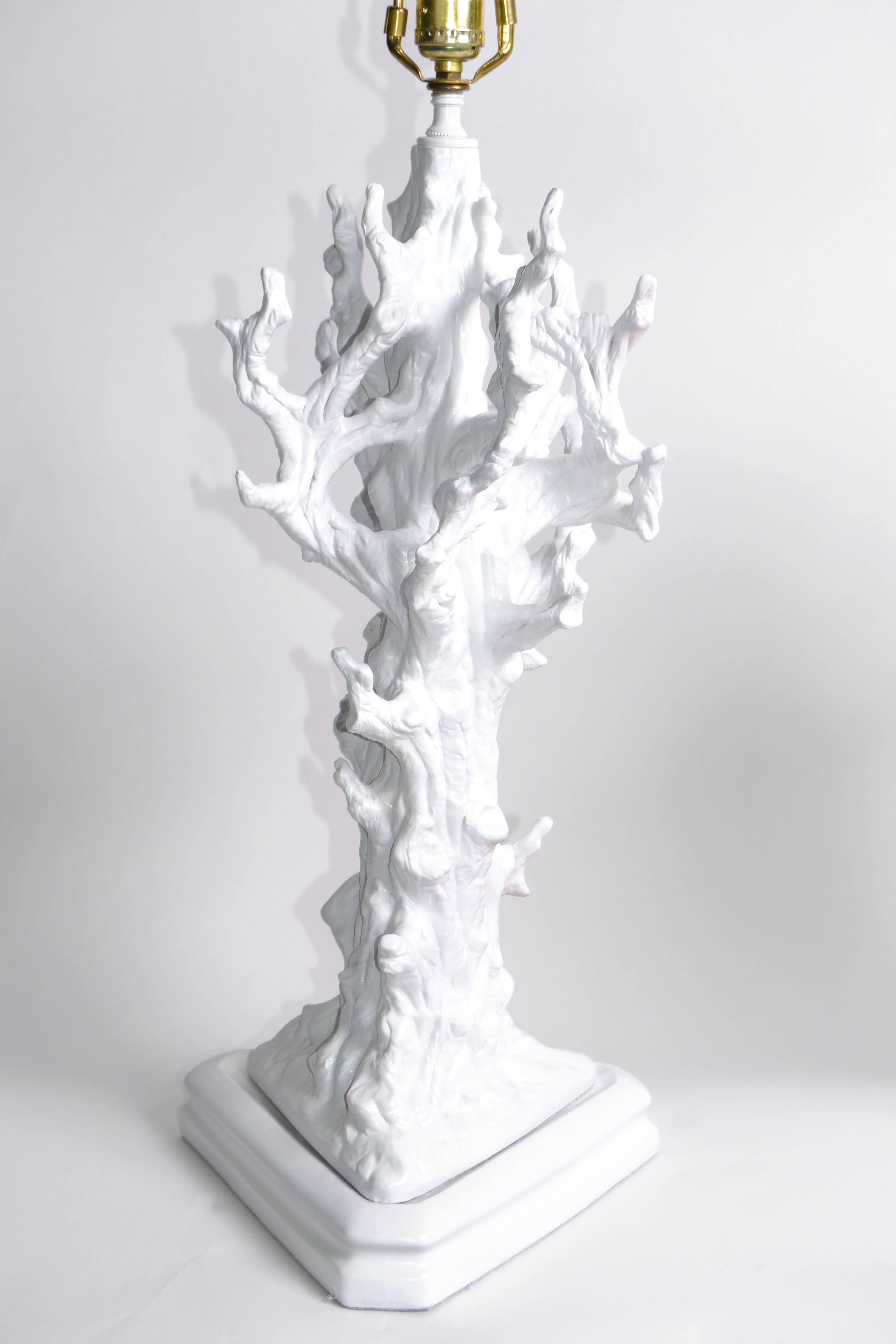 tree branch table lamp