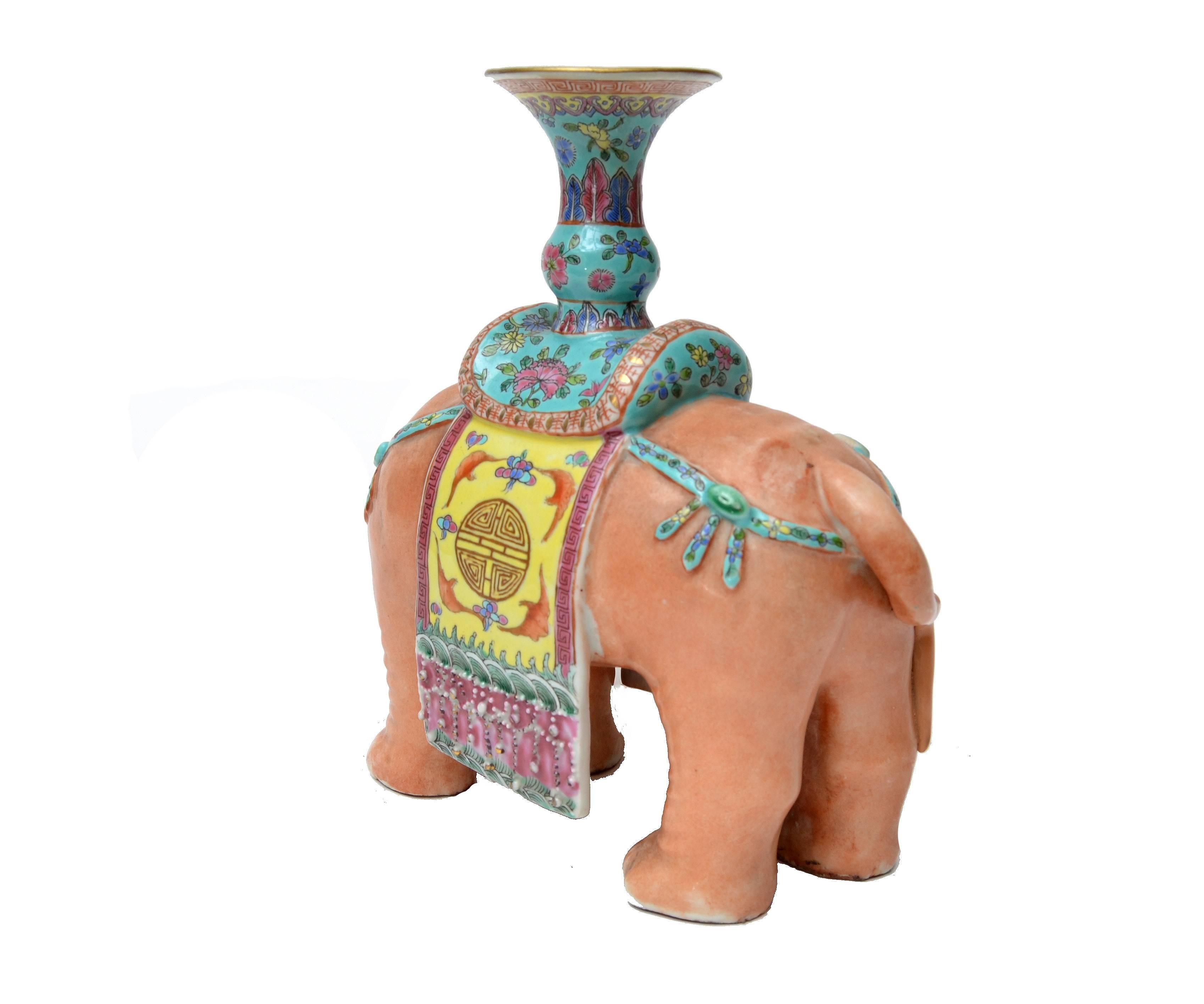 elephant with saddle