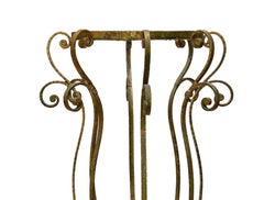 Gilt Wrought Iron Umbrella Stand, Pier Luigi Colli Style, Italy 1950s