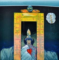 Luigi Rincicotti, I Dodici Mesi, December Lithograph