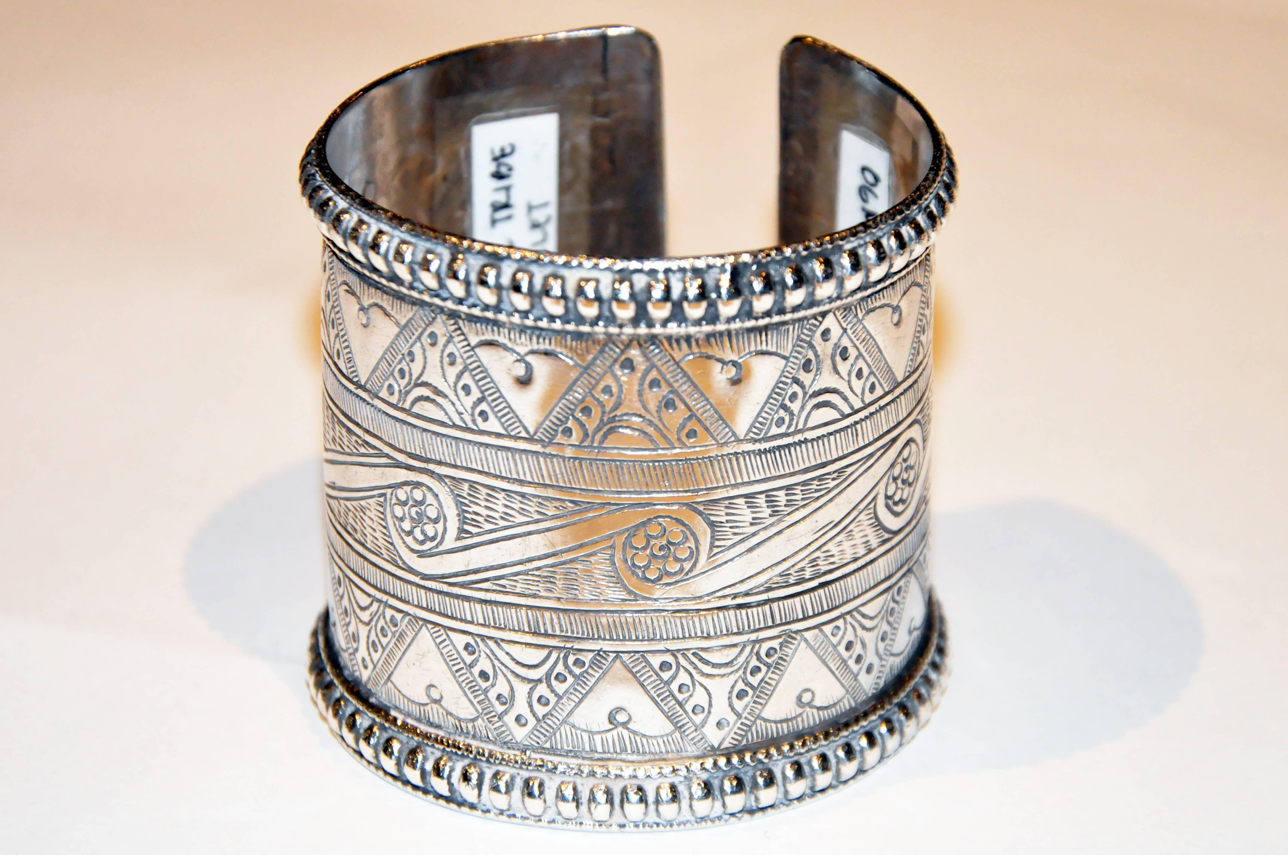 This finely crafted piece was made high in the mountains above Thailand, Laos and Burma (modern day Myanmar) by an indigenous hill tribe. The Akha people are highly skilled silversmiths and produce incredibly detailed, hand-wrought jewelry