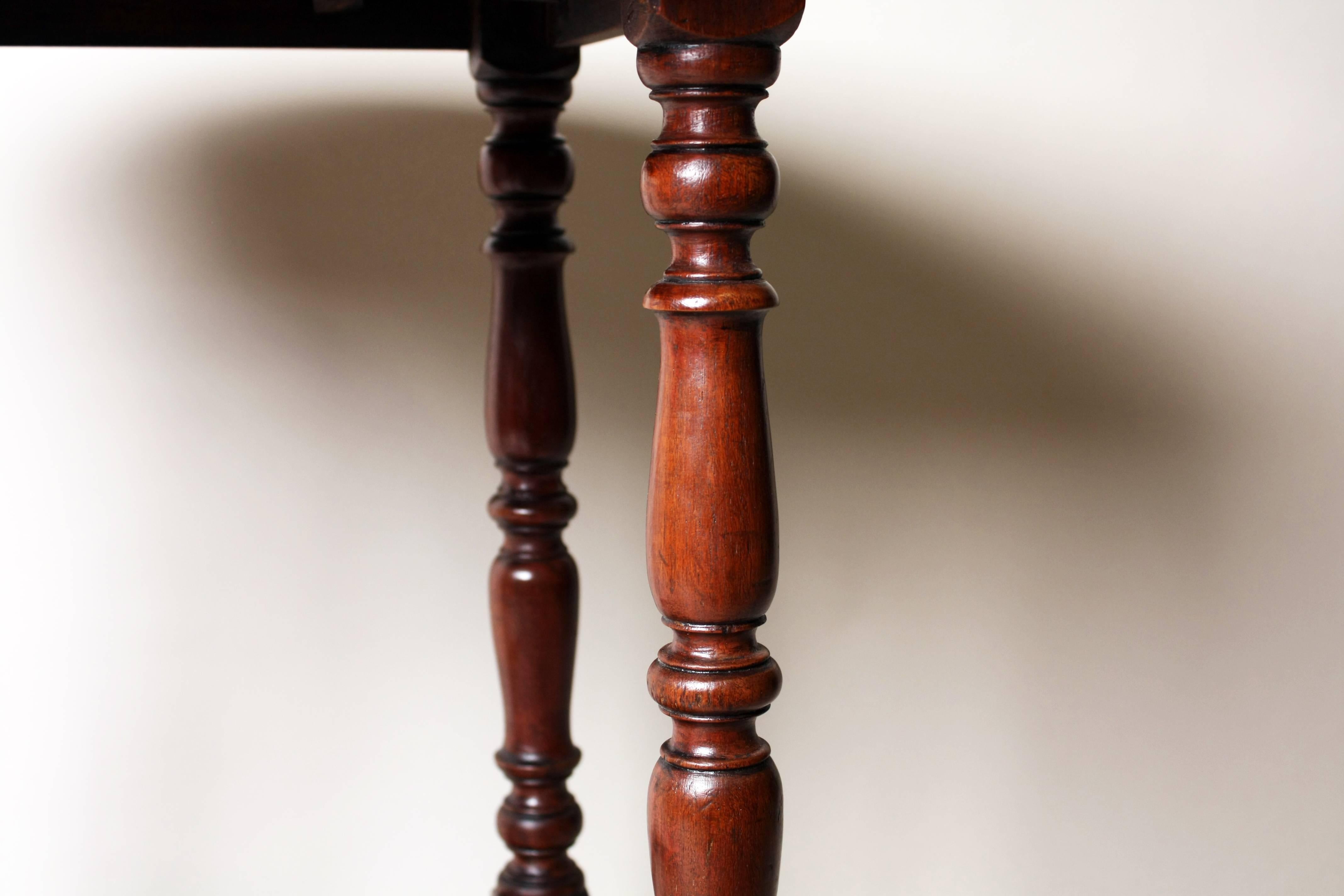 20th Century British Colonial Two-Tiered Occasional Table