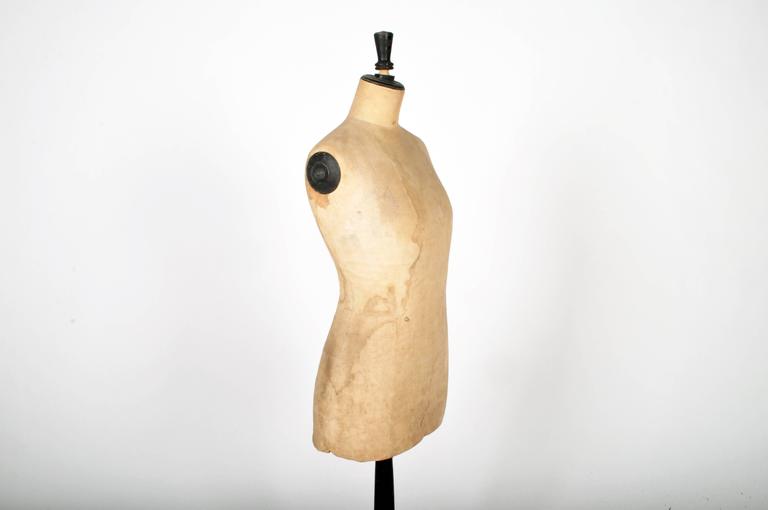 Vintage French Women’s Dress Form For Sale at 1stdibs
