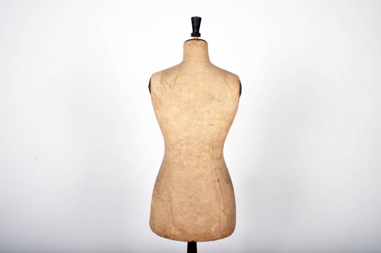 Vintage French Women’s Dress Form For Sale at 1stdibs