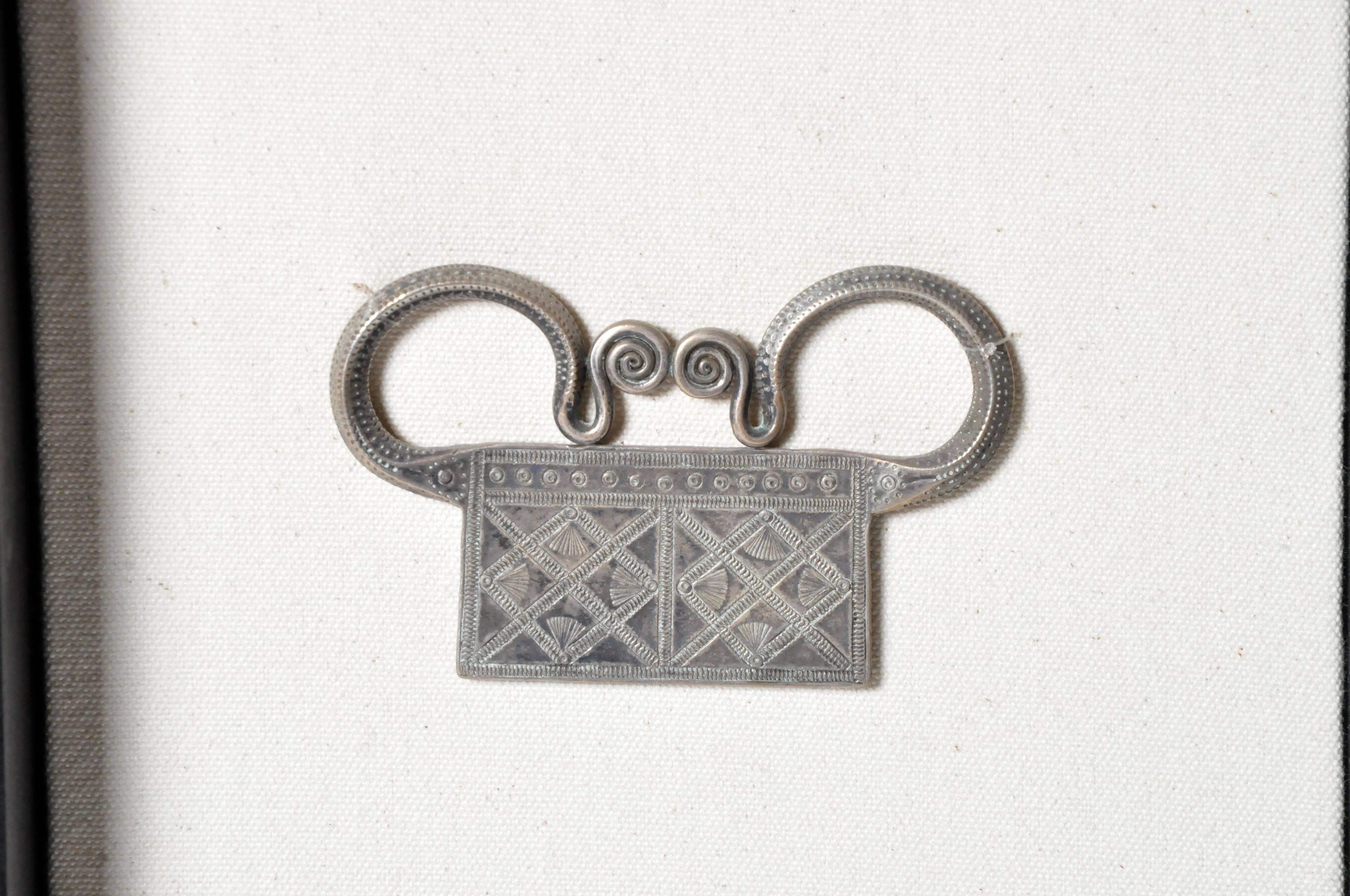 20th Century Collection of H’Mong Tribe Silver Spirit Locks For Sale