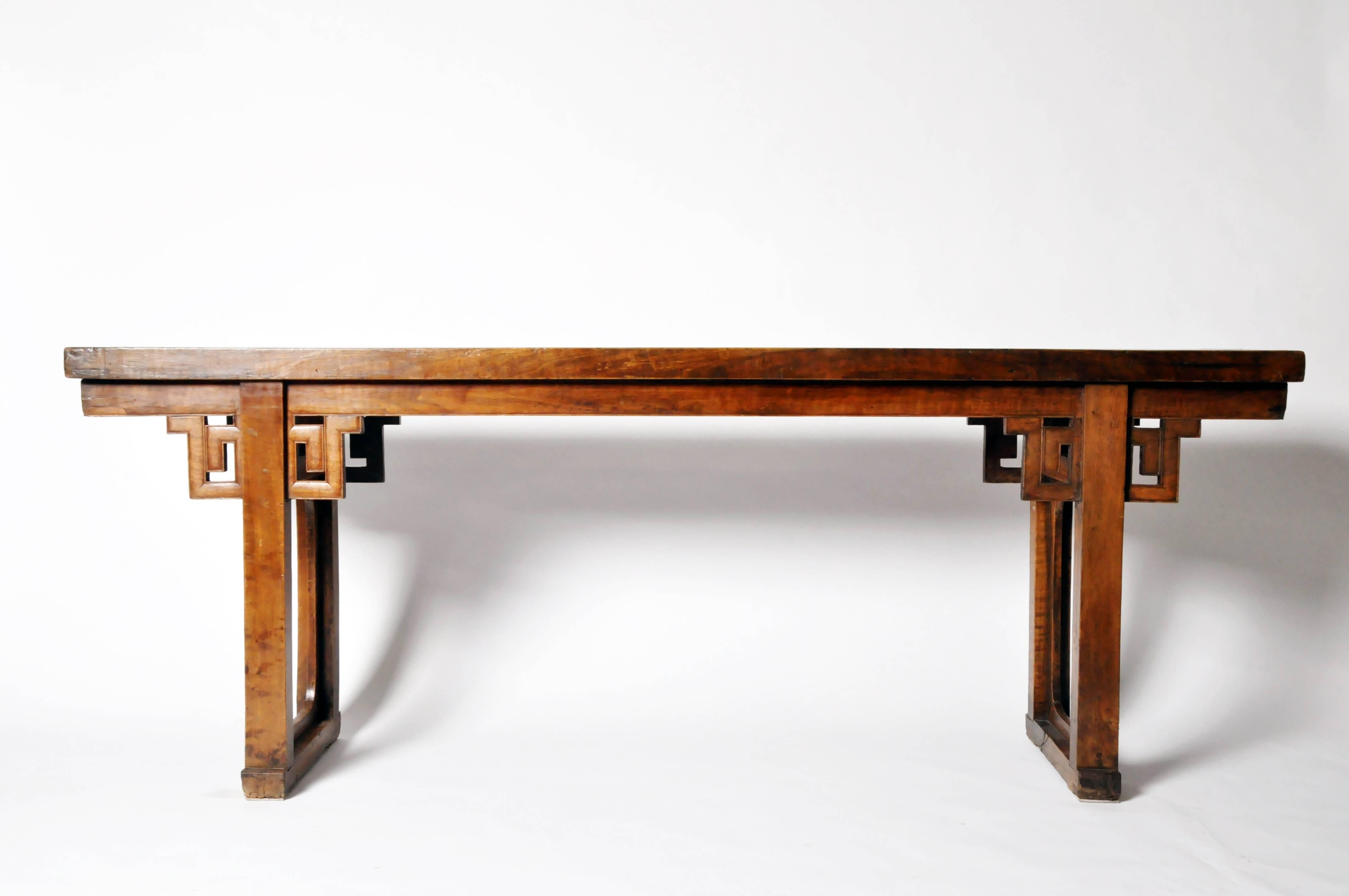 Qing Chinese Open Trestle-Leg Altar Table