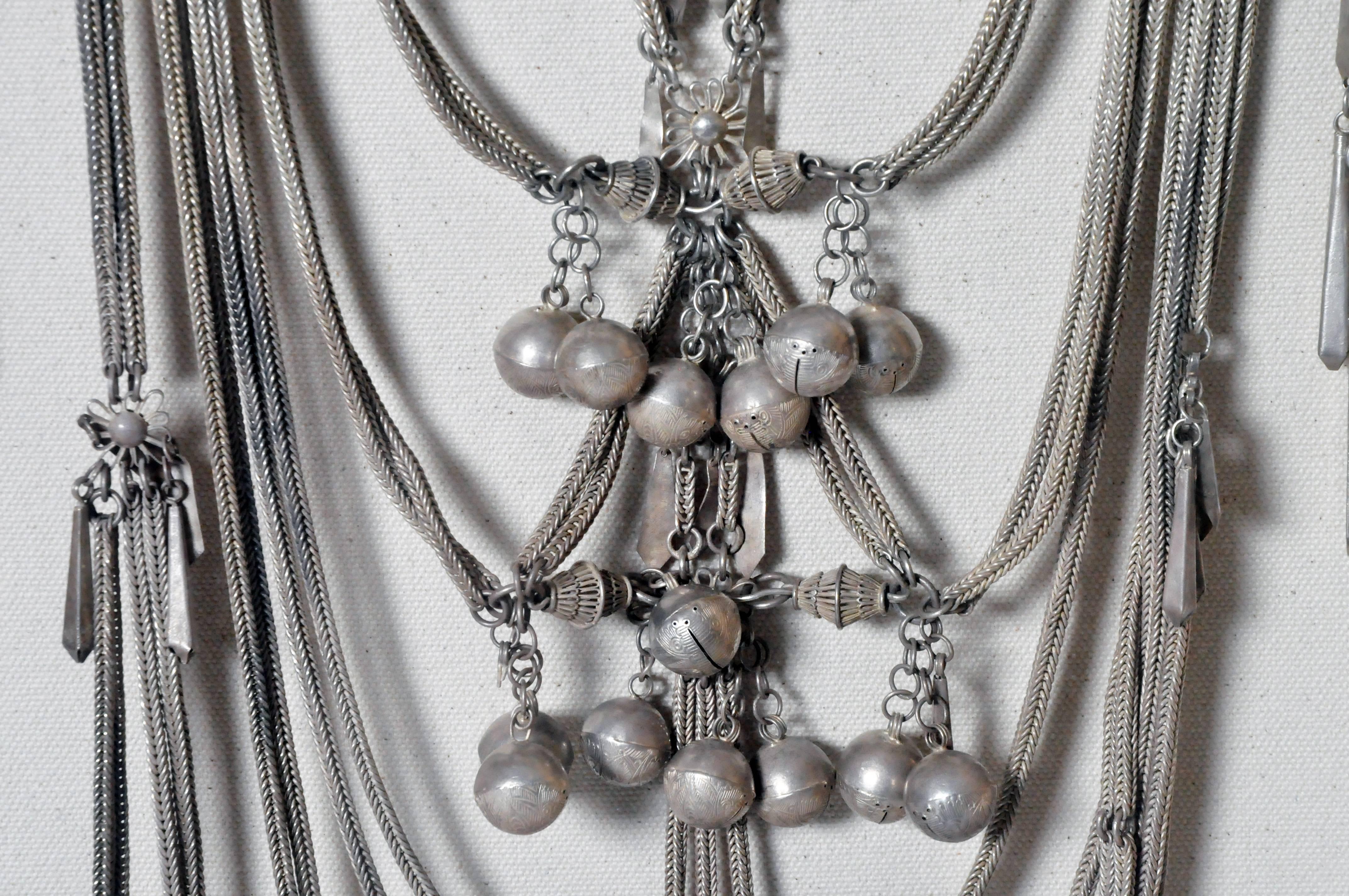 20th Century Yao Silver Chain Necklace For Sale