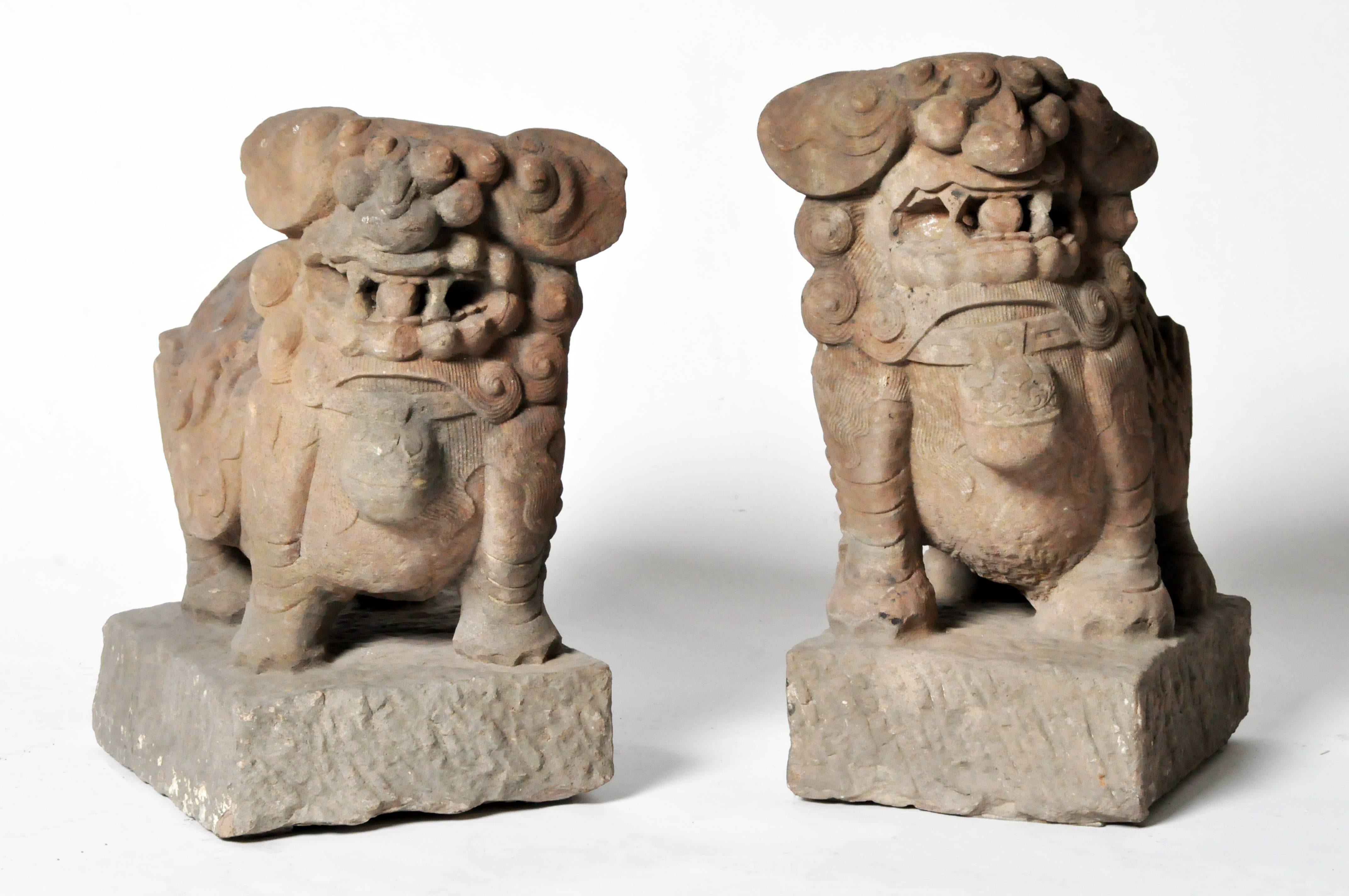 Often referred to as “Foo Dogs” or “Fu Dogs” in western culture, these handsome stone sentinels are iconic gatekeepers seen throughout Asia. Traditional symbols of protection, they are made from durable materials like bronze or stone and are