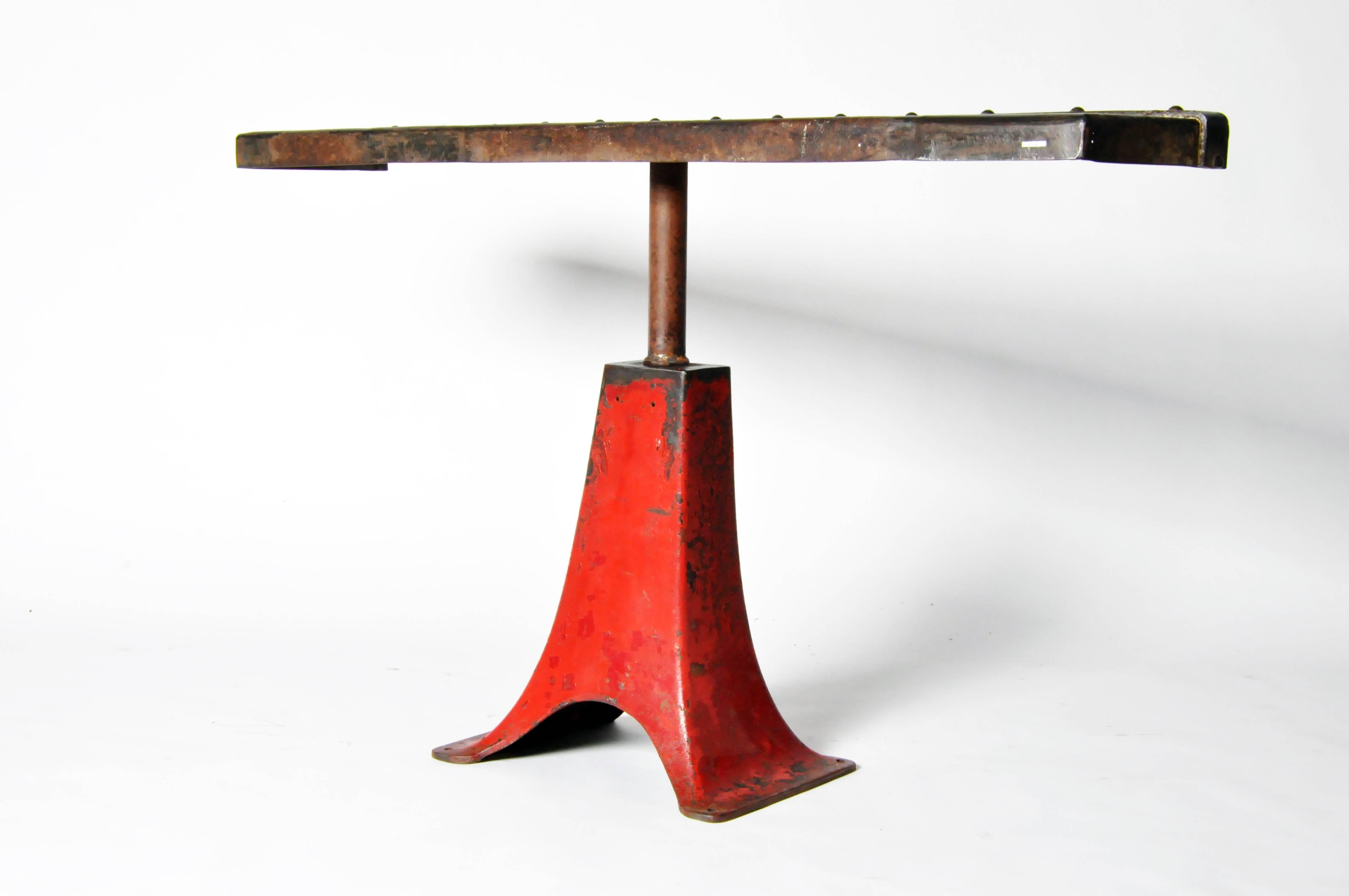 20th Century Vintage Industrial Console Table