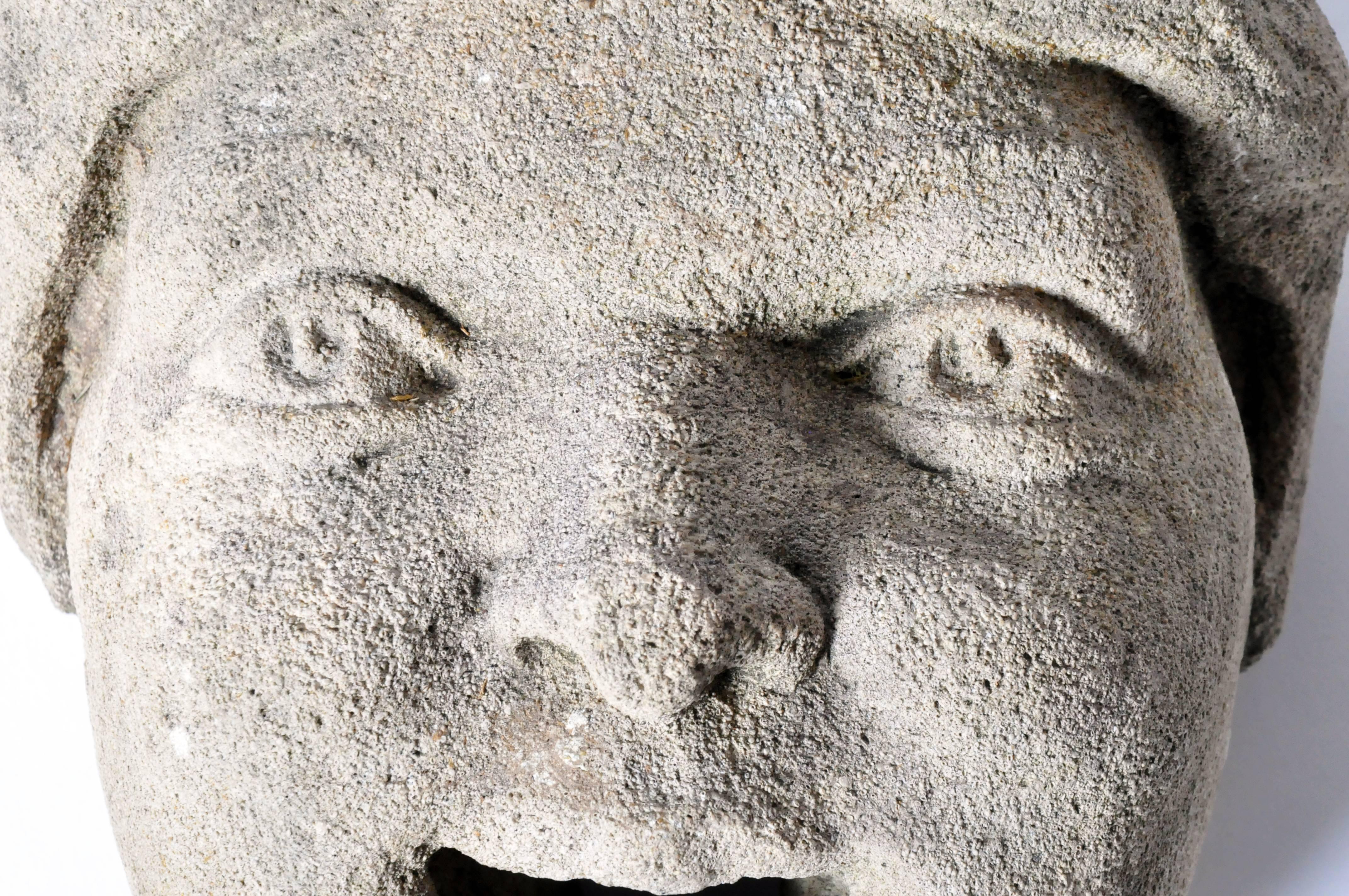 Stone Fragment of a Face 1