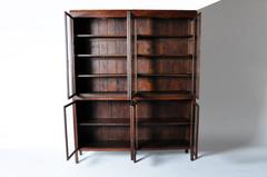 British Colonial Style Breakfront Bookcase