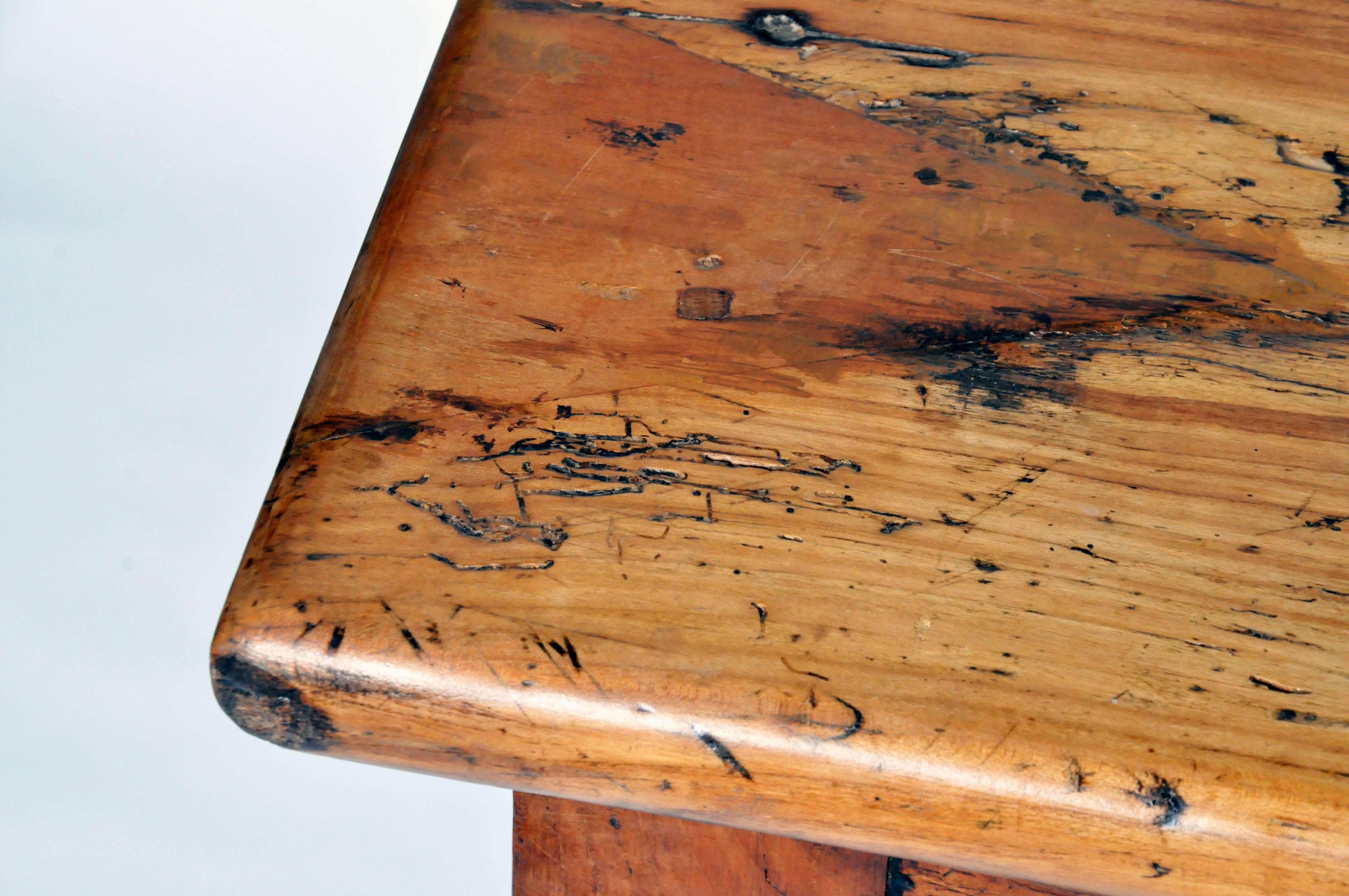 Rustic Vintage French Work Table