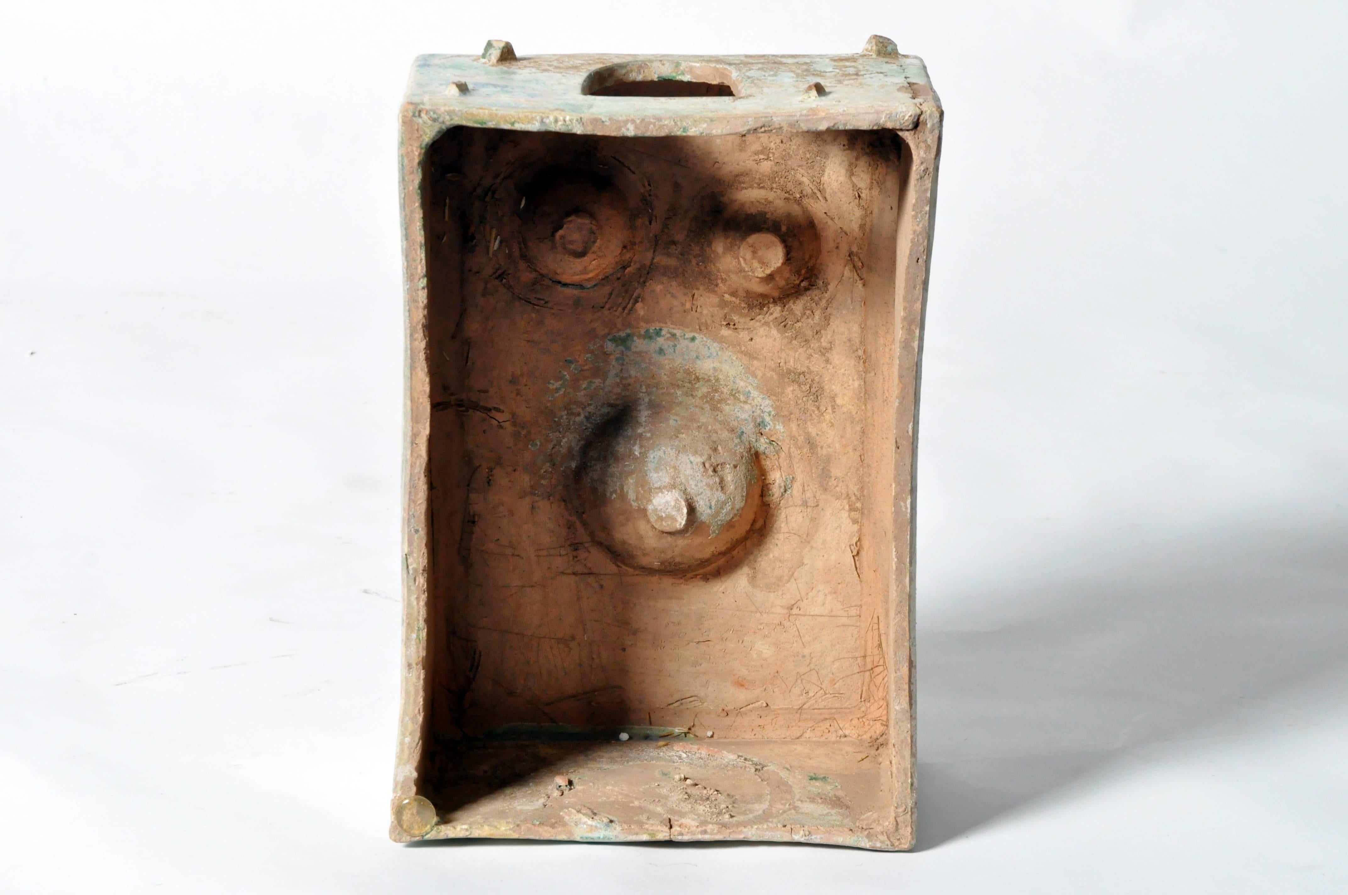 Chinese Han Dynasty Earthenware Model of a Stove 2