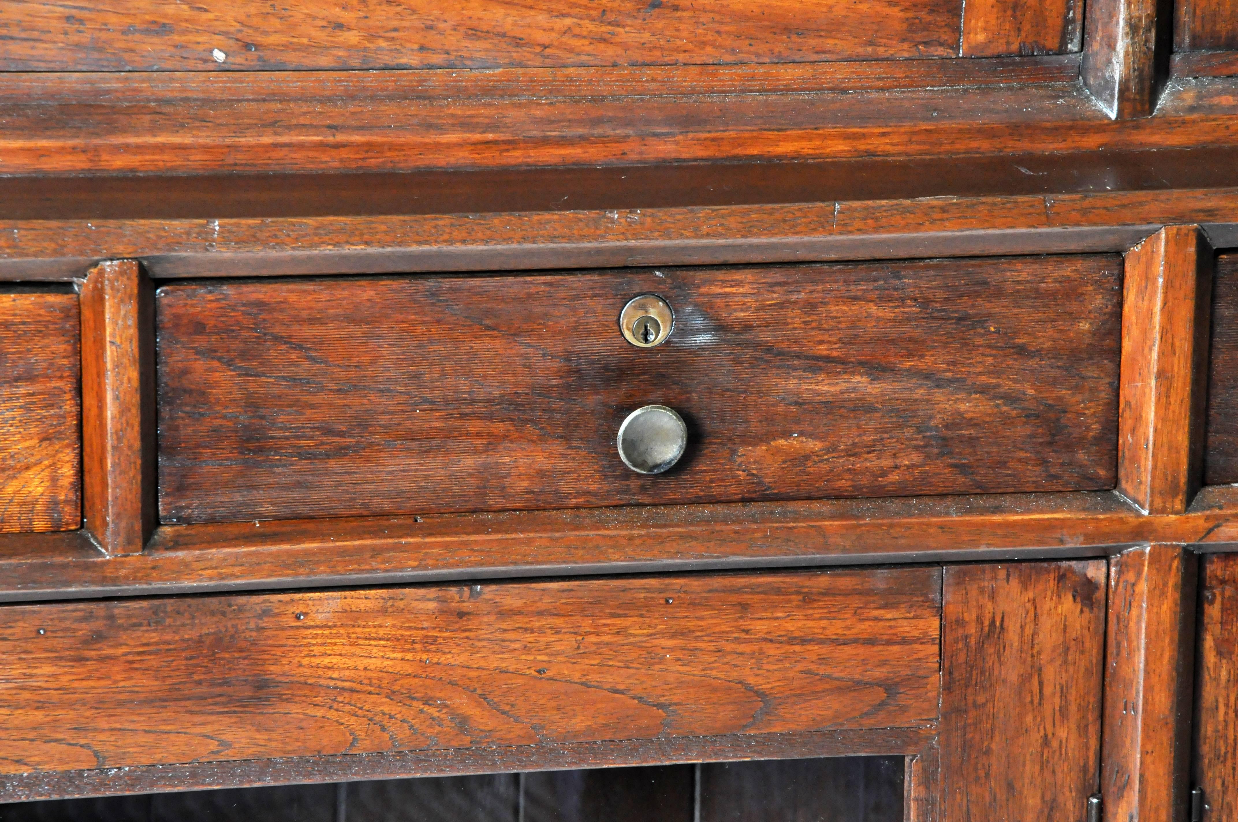 British Colonial Breakfront Bookcase In Good Condition In Chicago, IL