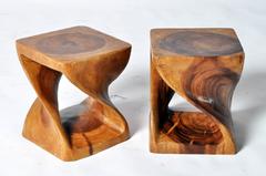 Hand-Carved Stools