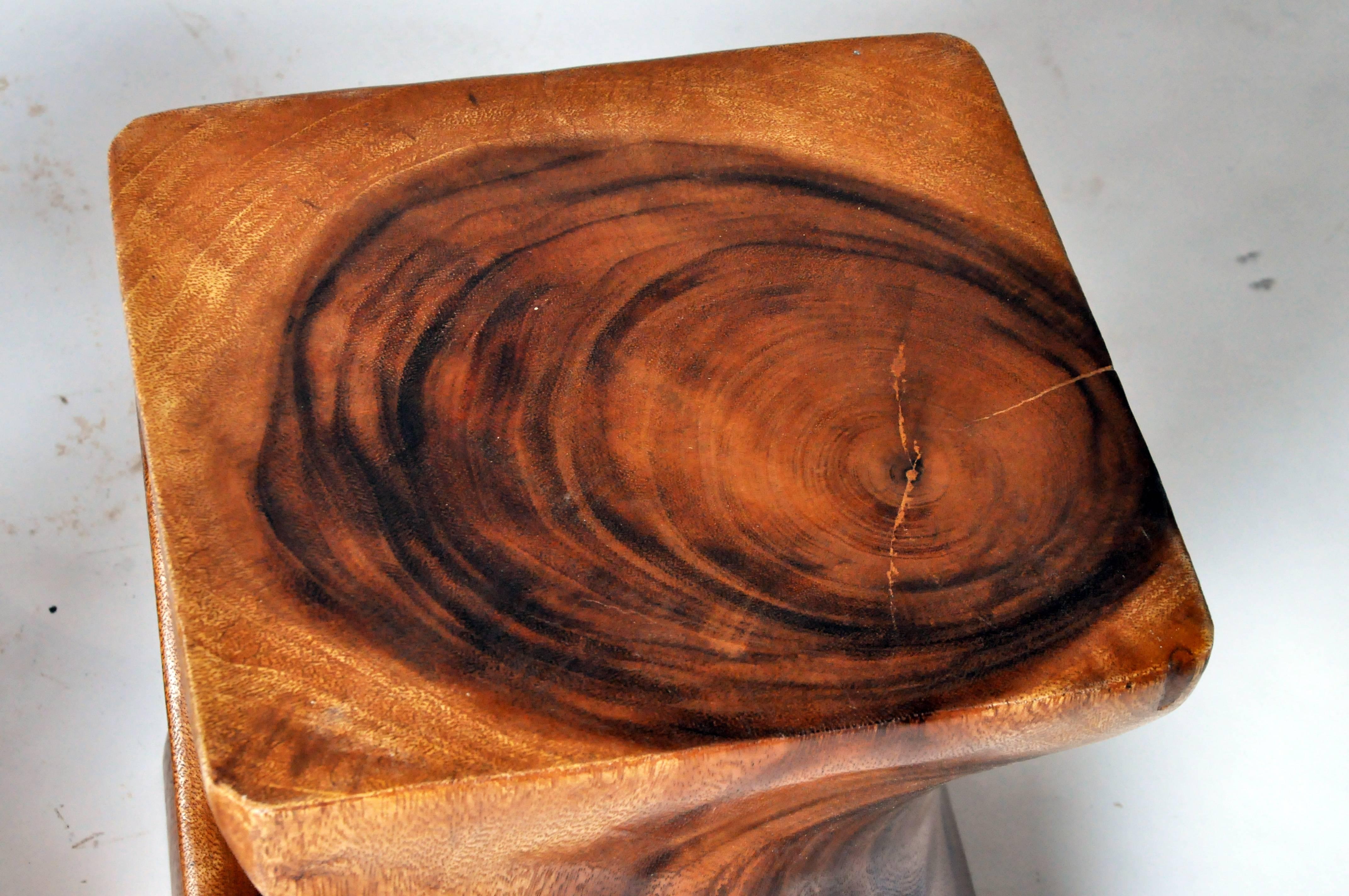 acacia wood stool