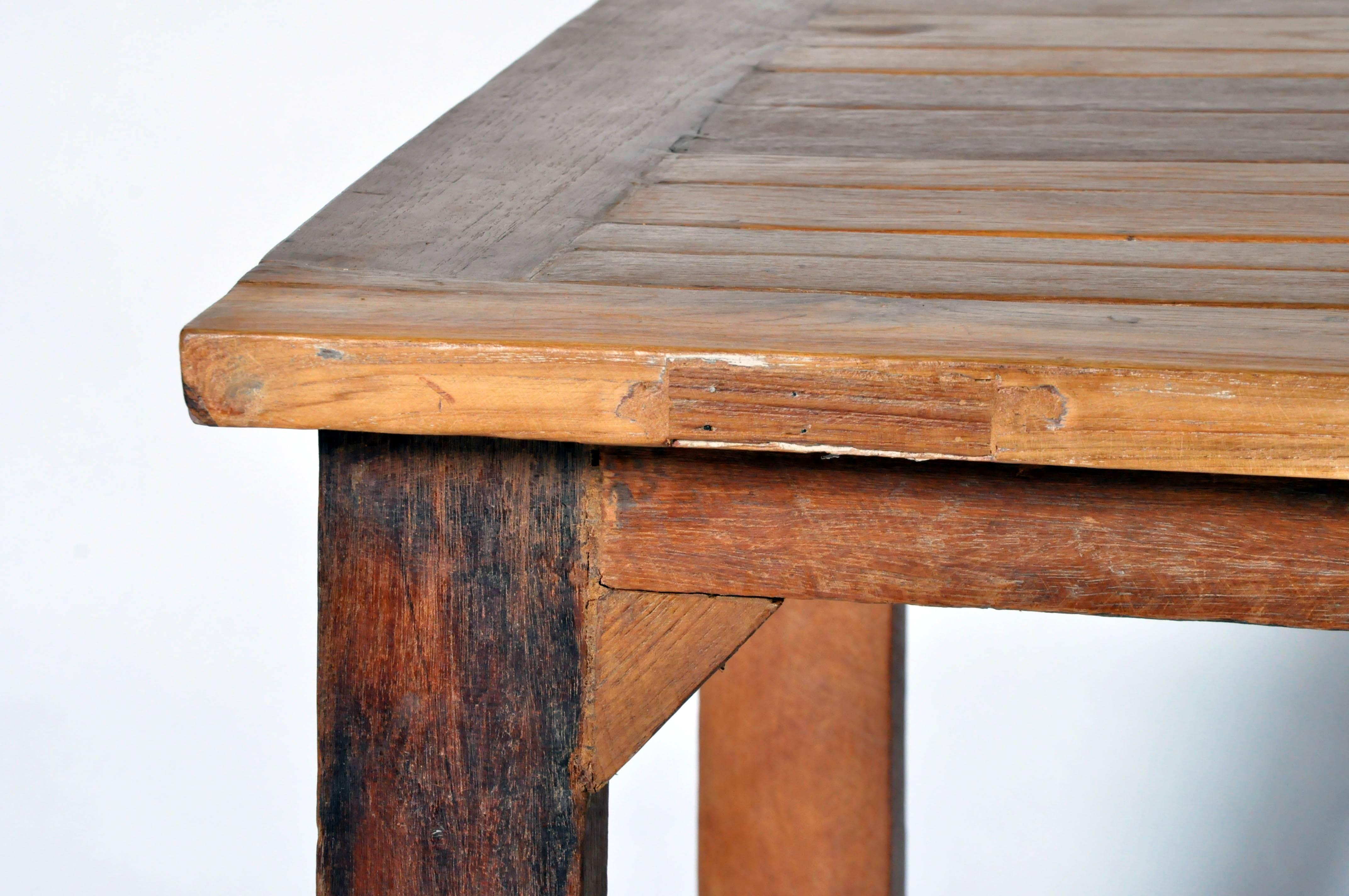 Reclaimed Teak Wood Table 1