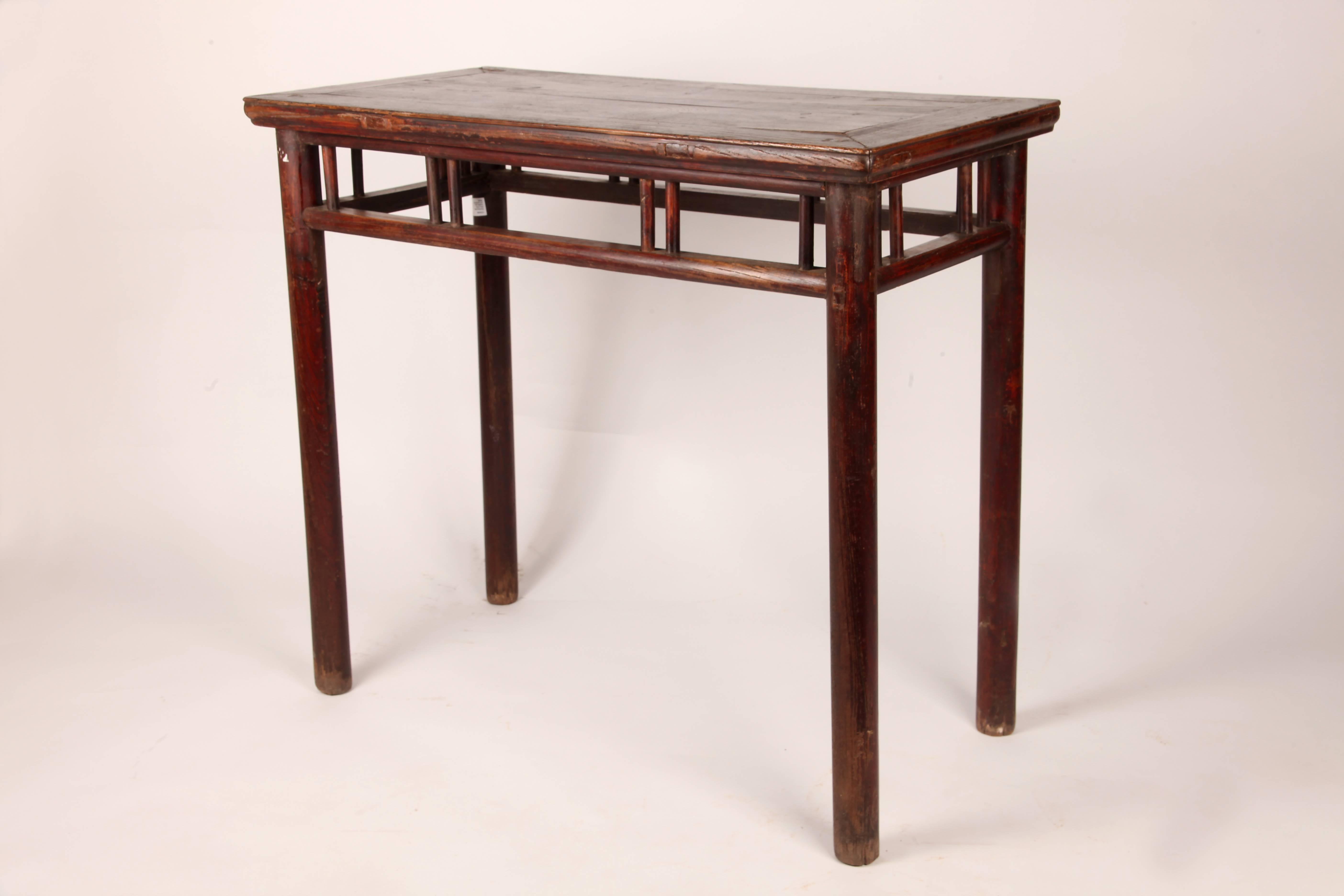 Chinese Export Chinese Wine Tables with Stretcher