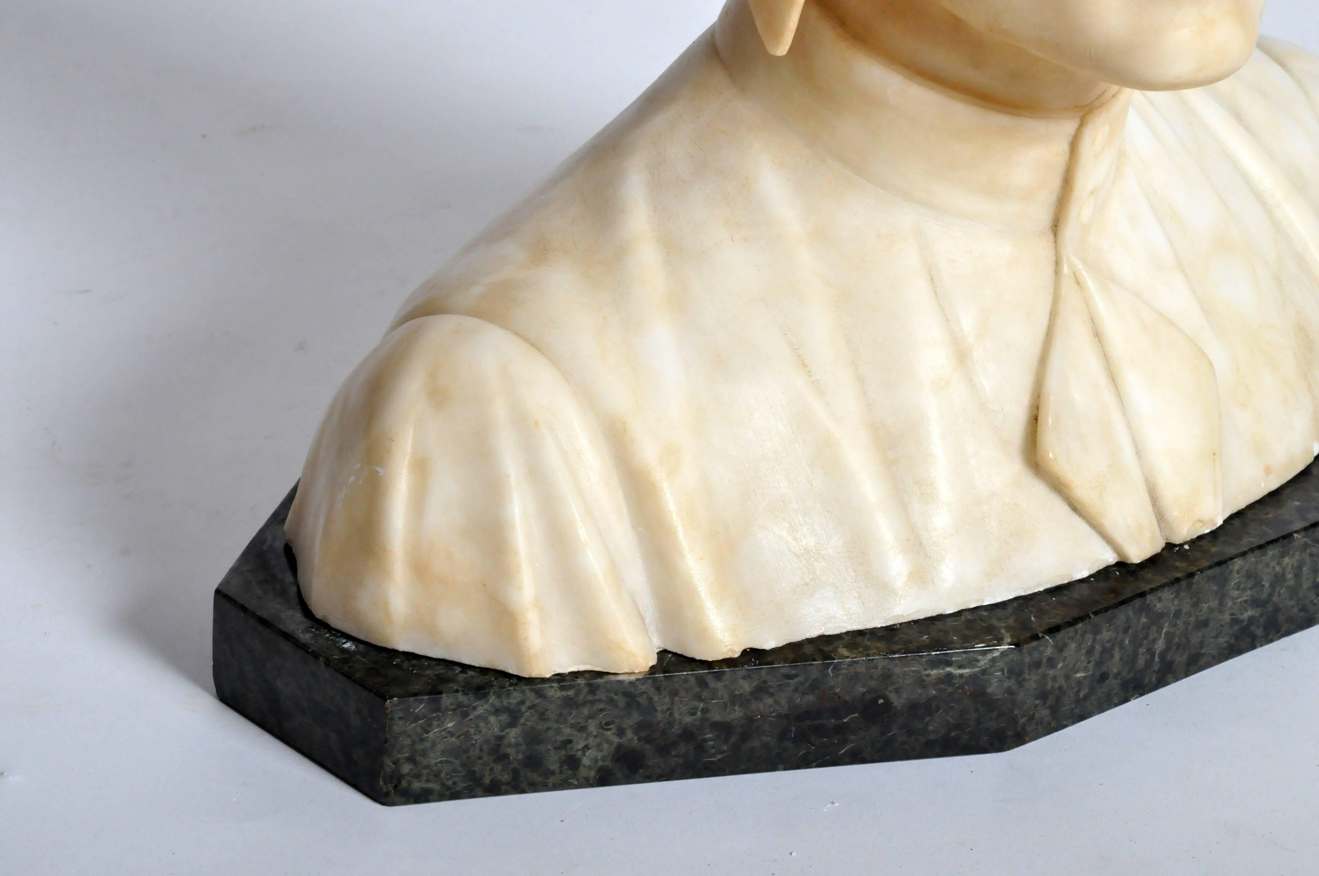 French Marble Bust of Dante Alighieri 2