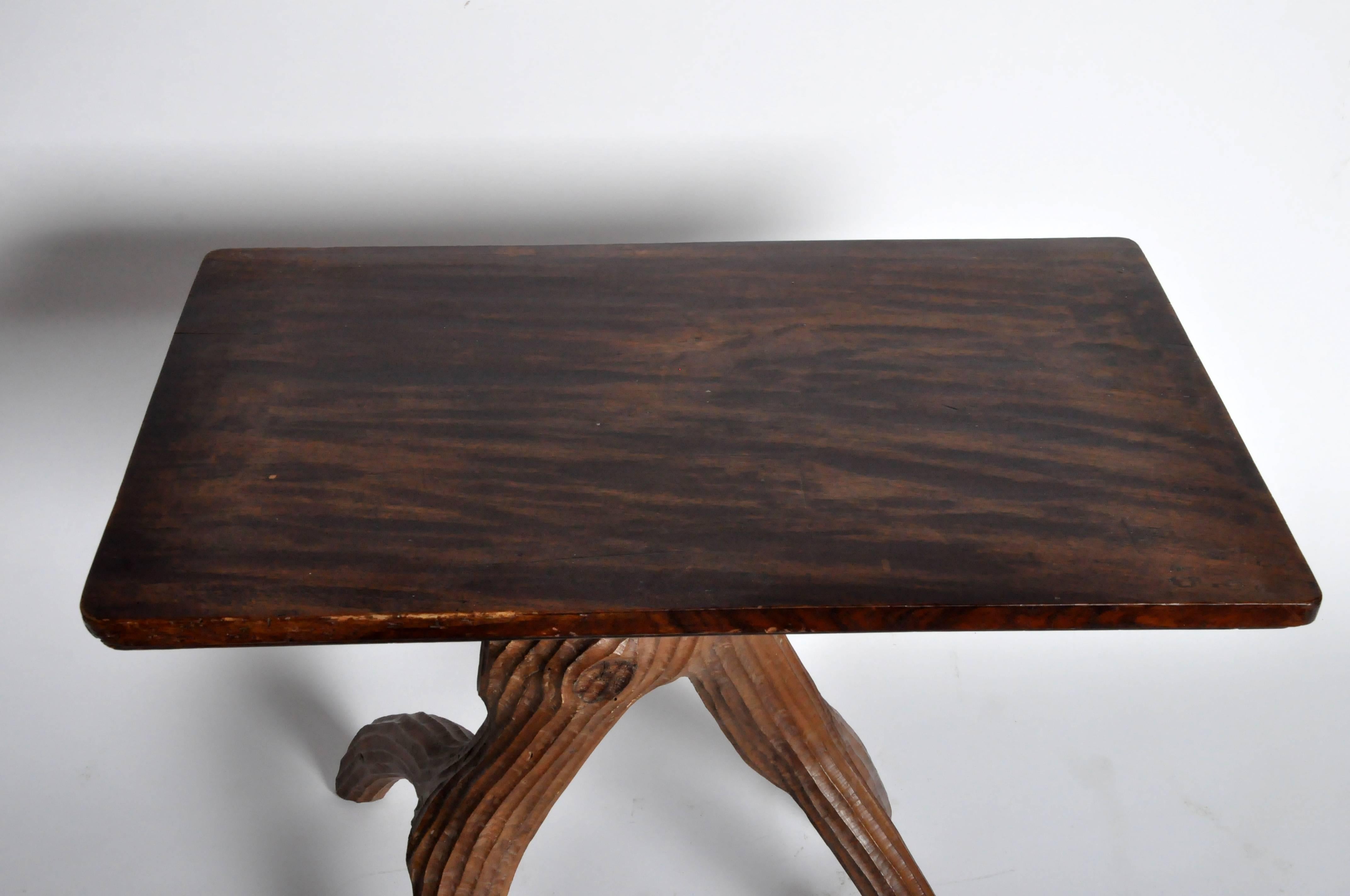 French Naturalistic Game Table