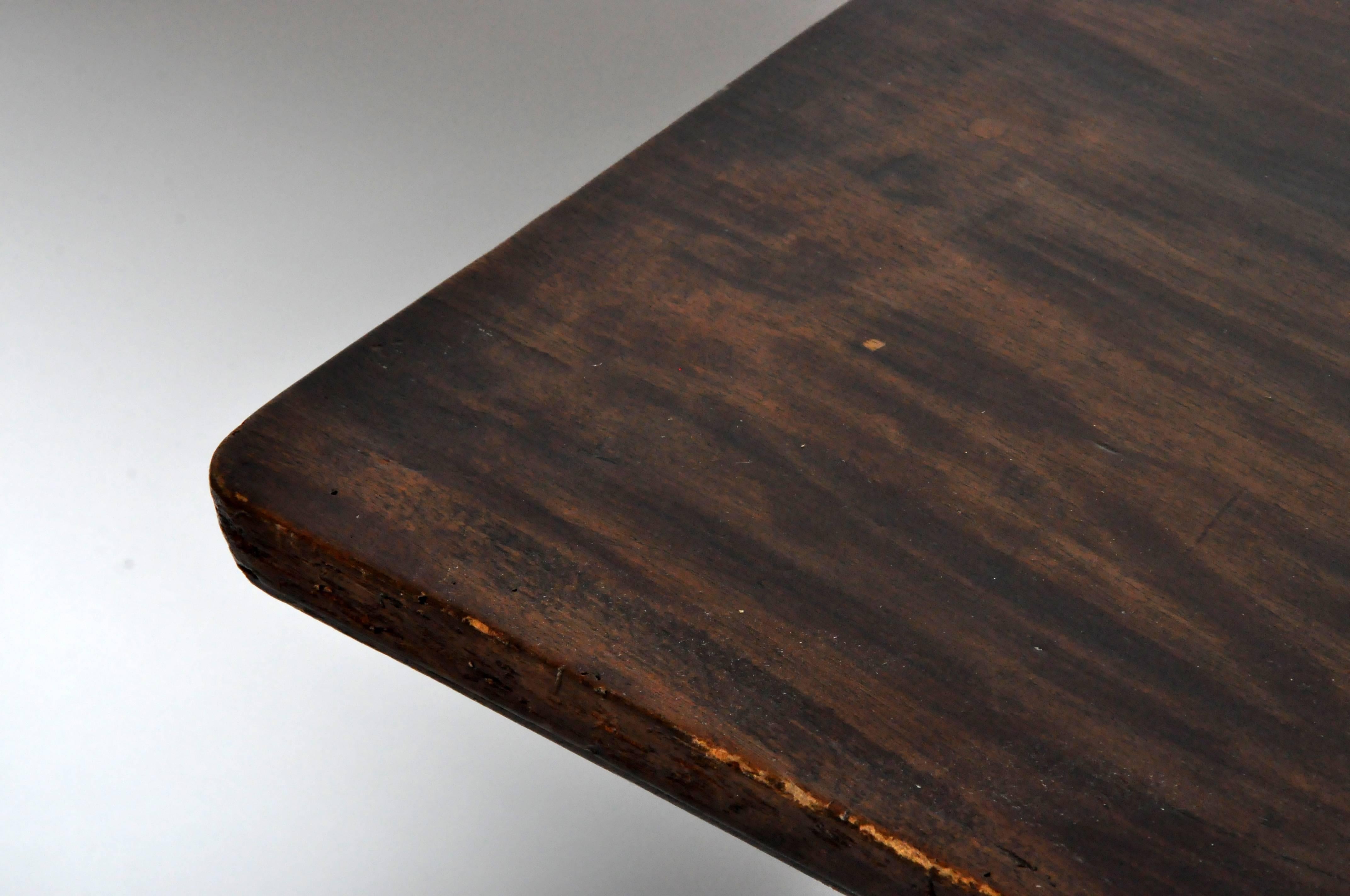 Walnut Naturalistic Game Table