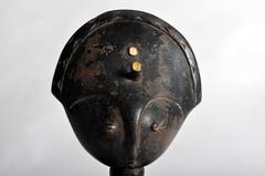 Ashanti Tribe Carved Fertility Doll with Baby