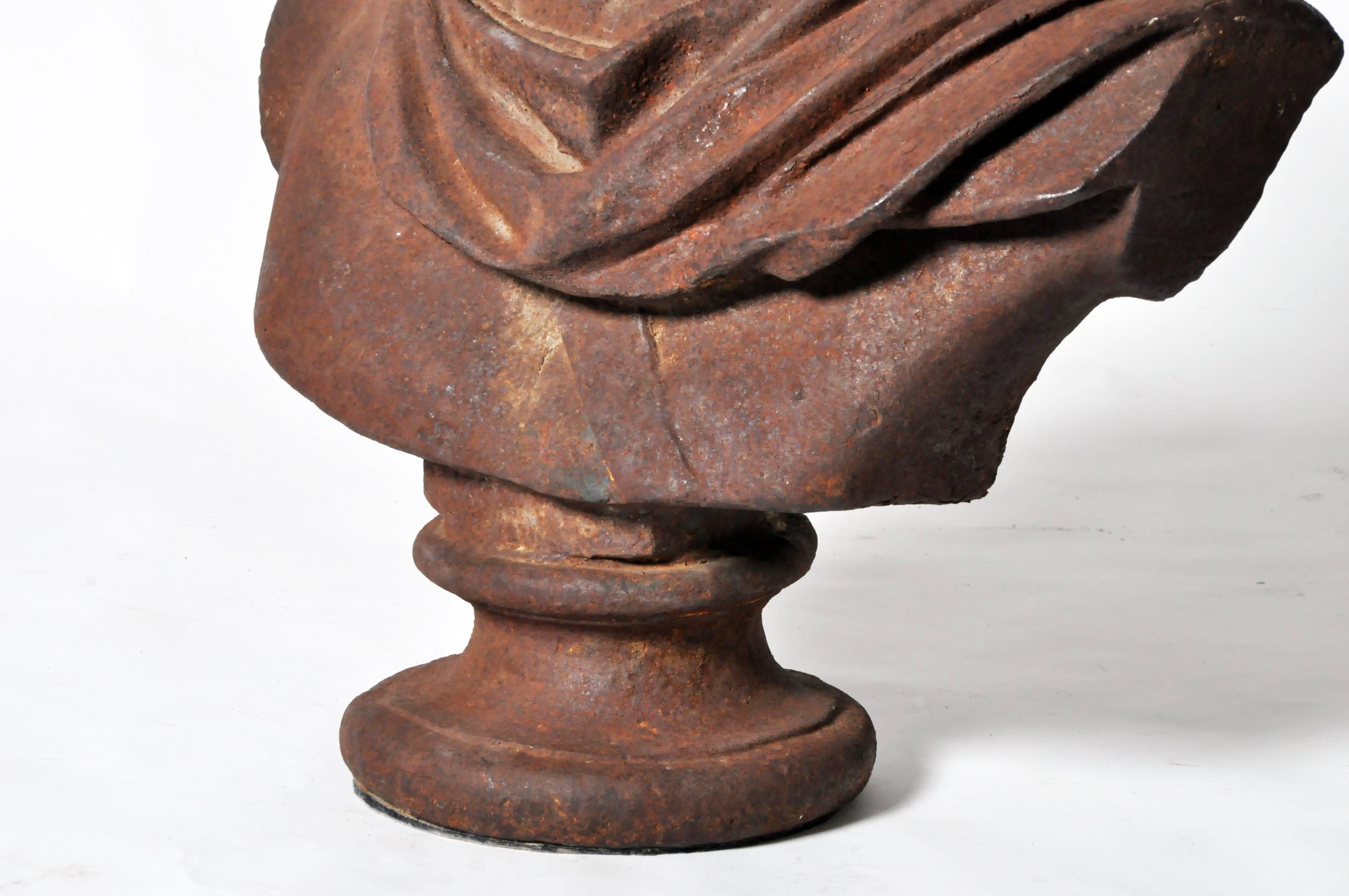 Iron Bust of Apollo Belvedere 4