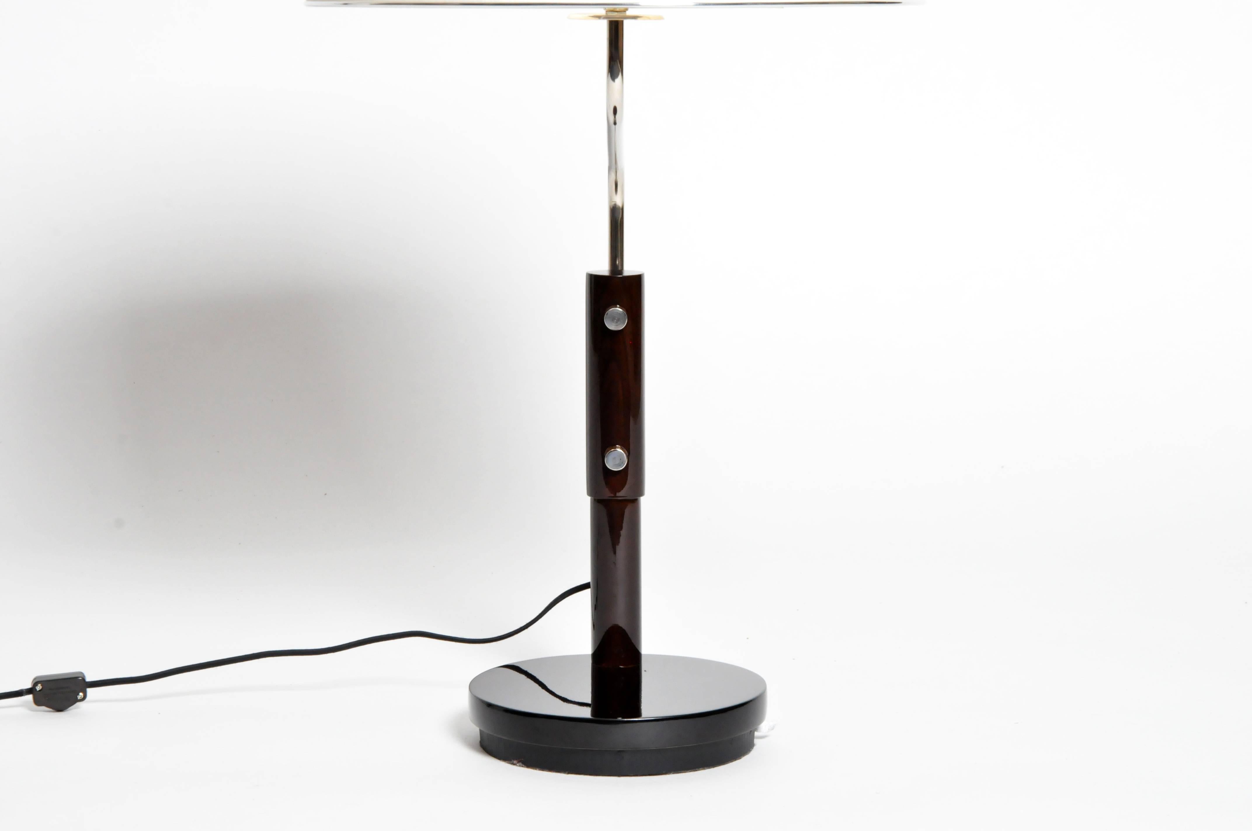 Walnut Bauhaus Table Lamp