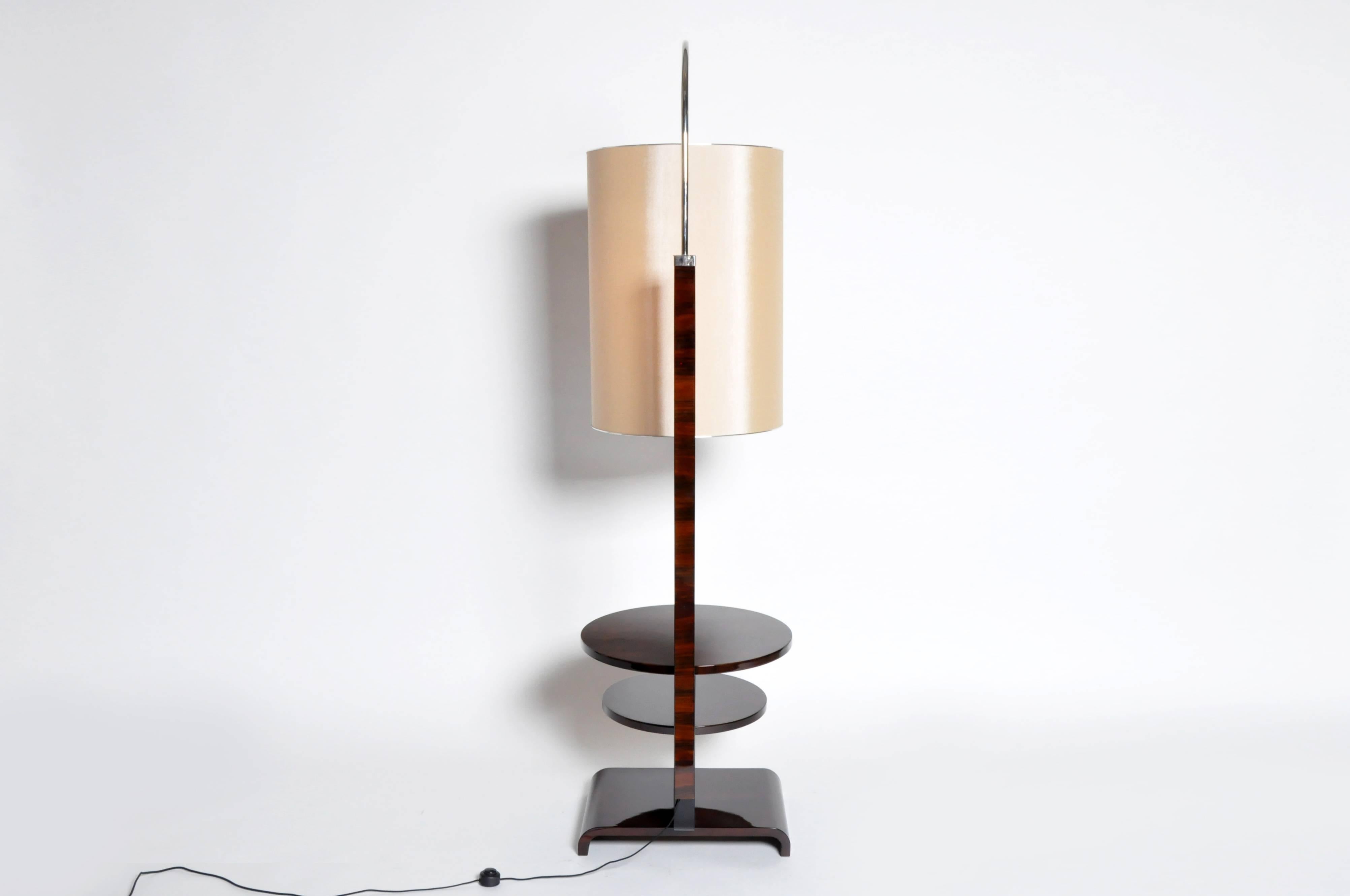 Veneer Pair of Hungarian Floor Lamps