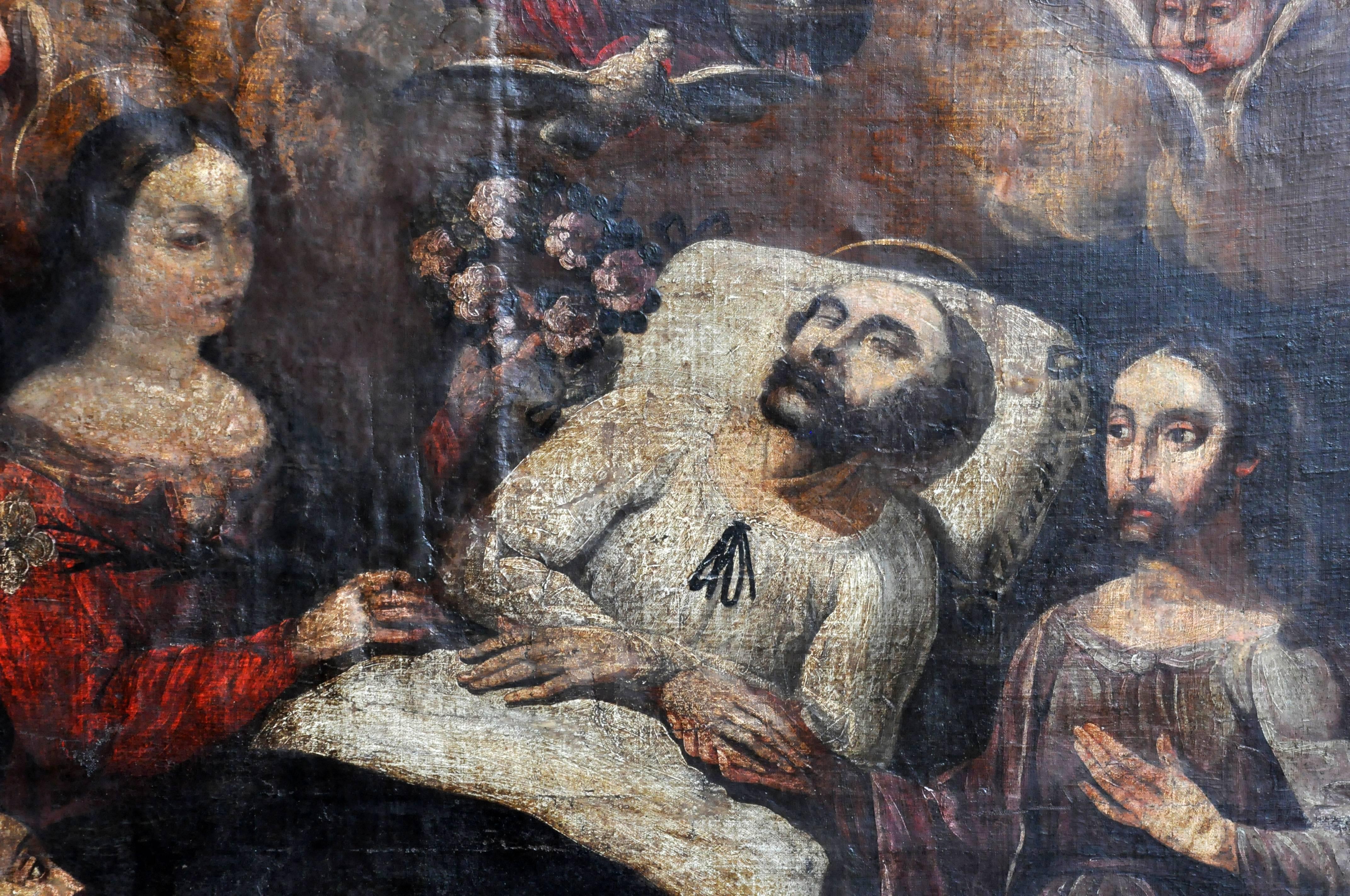 Canvas Death of St. Joseph Painting