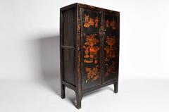 Chinese Cabinet with Hand-Painted Decoration