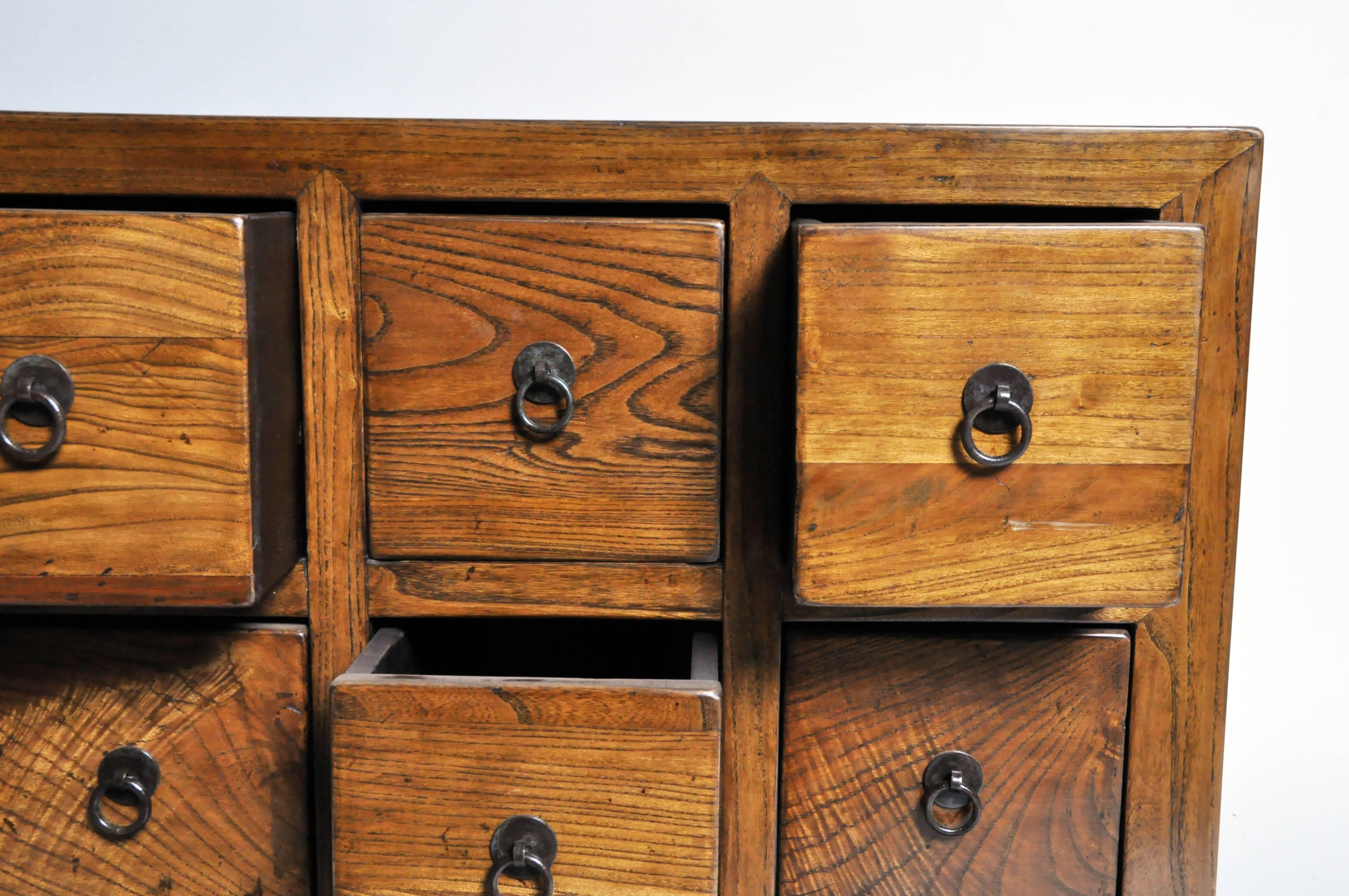 Elm Chinese Apothecary Chest