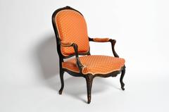 Louis XV Style Fauteuil with Cabriole Legs