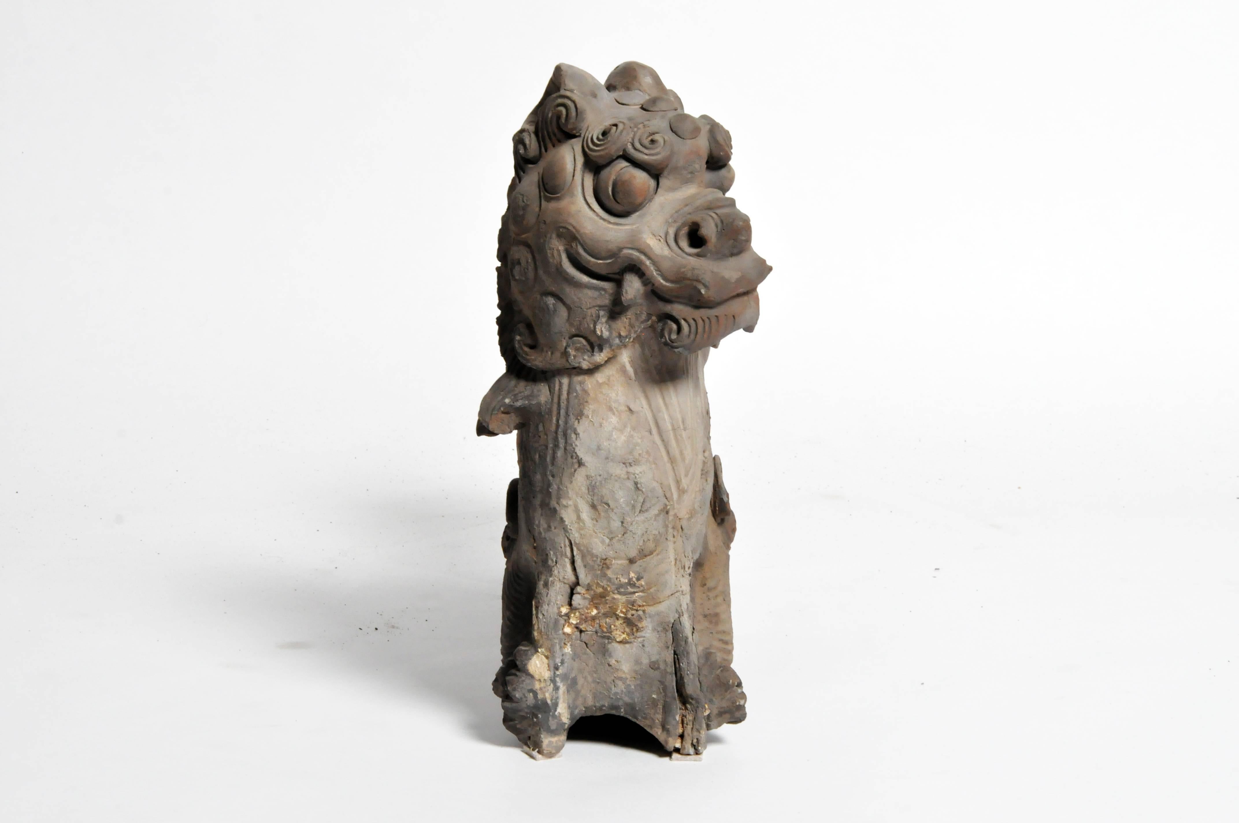 Chinese Rooftop Finial in the Form of a Foo Dog 3