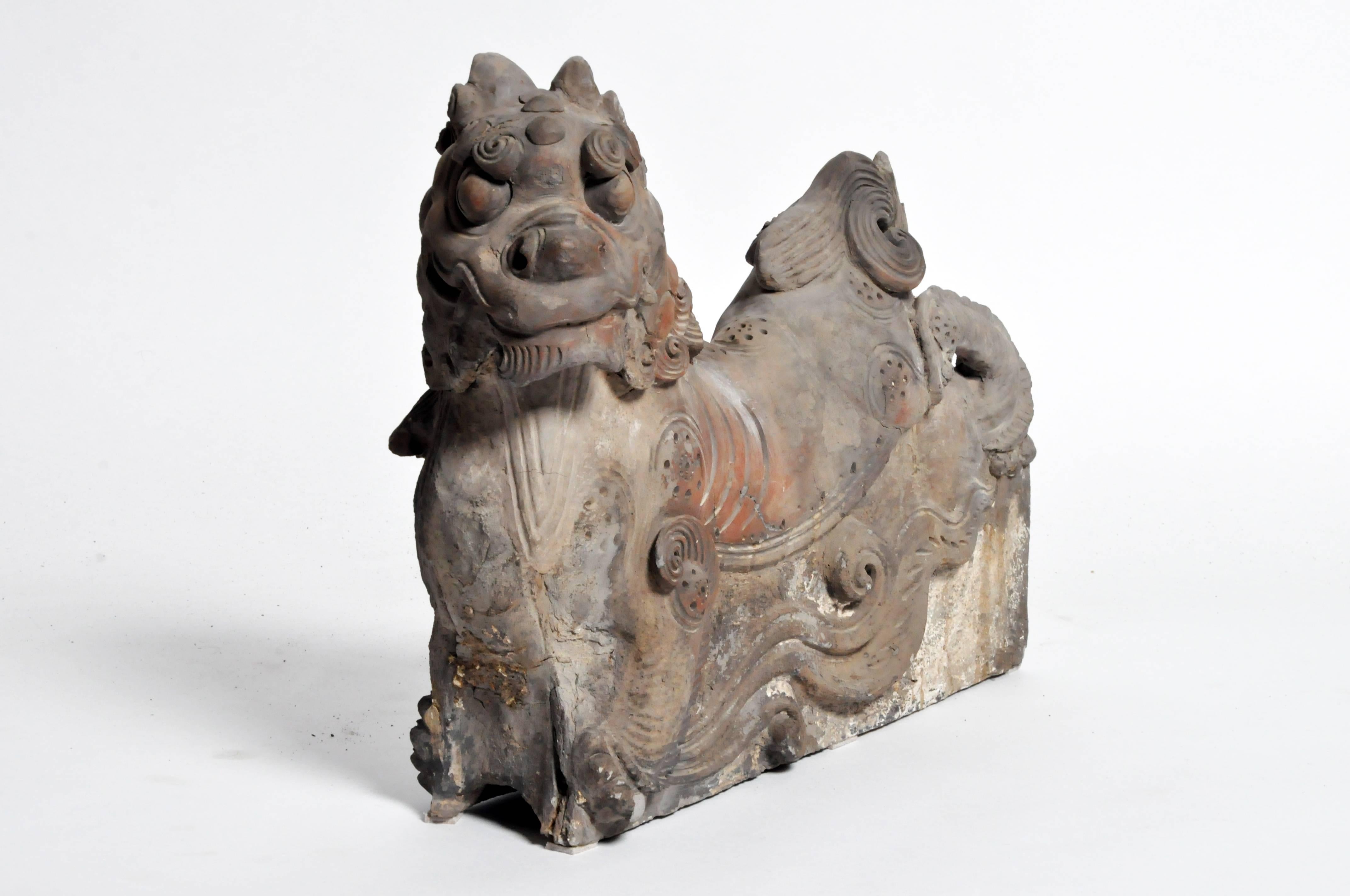 Chinese Rooftop Finial in the Form of a Foo Dog 1