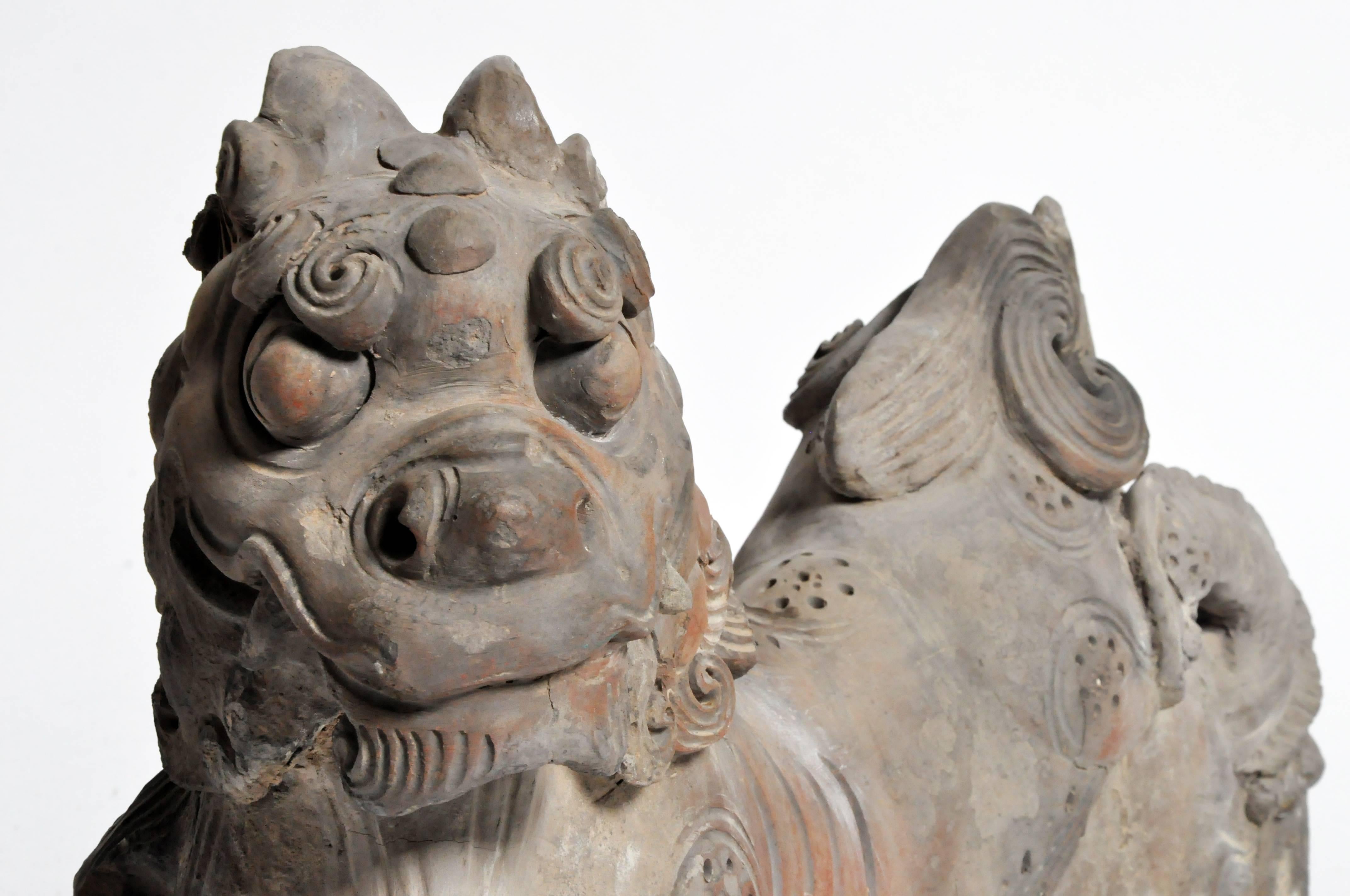 Chinese Rooftop Finial in the Form of a Foo Dog 2